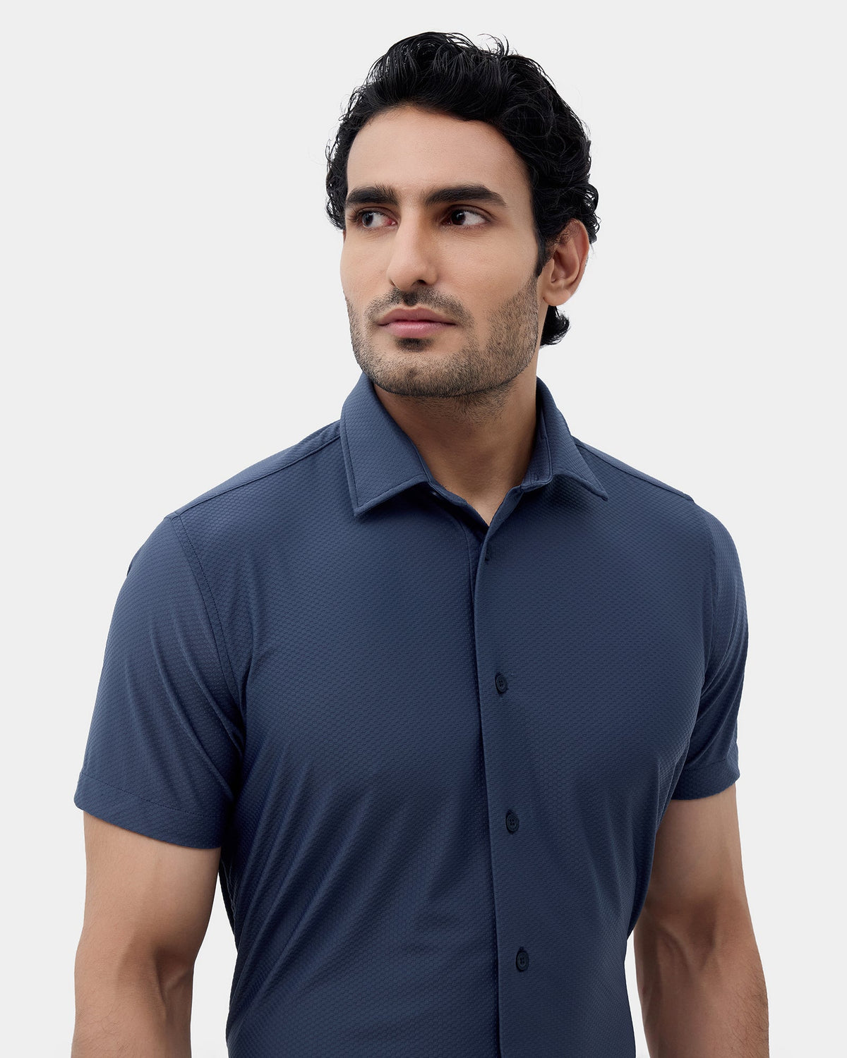 Blue Textured Shirt - Squale