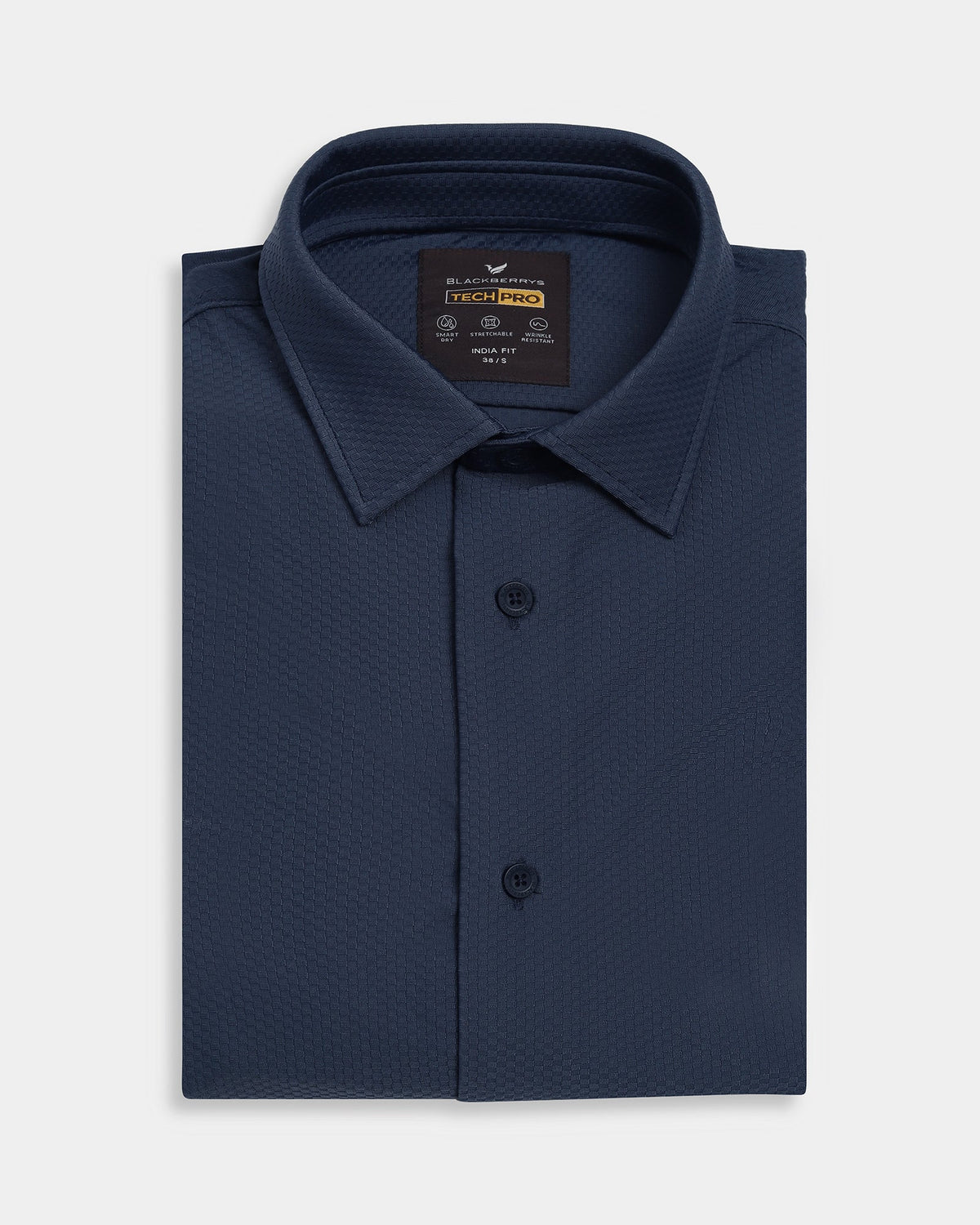 Blue Textured Shirt - Squale