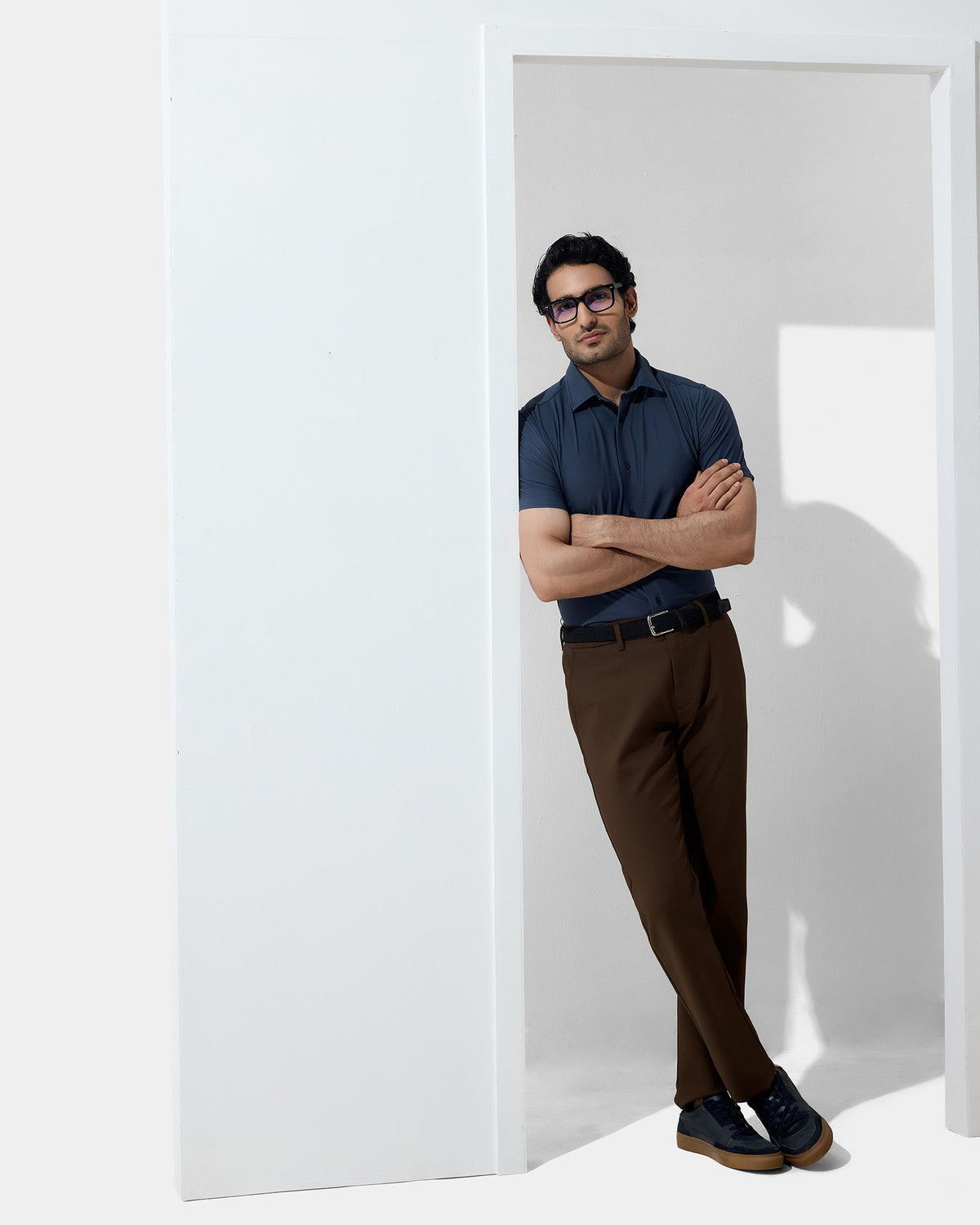 Blue Textured Shirt - Squale