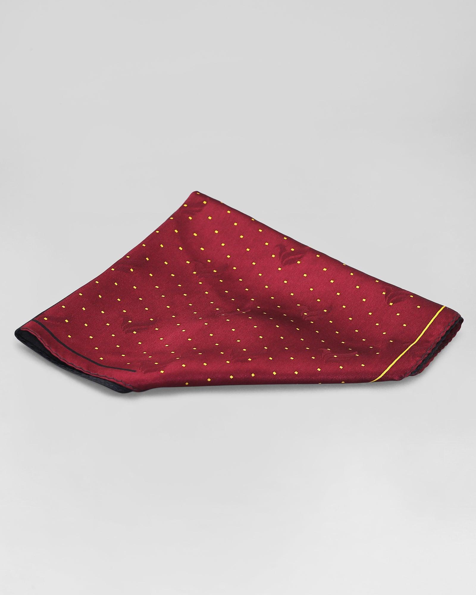 Boxed Combo Printed Tie With Pocket Square And Cufflink (Rayan) - Blackberrys