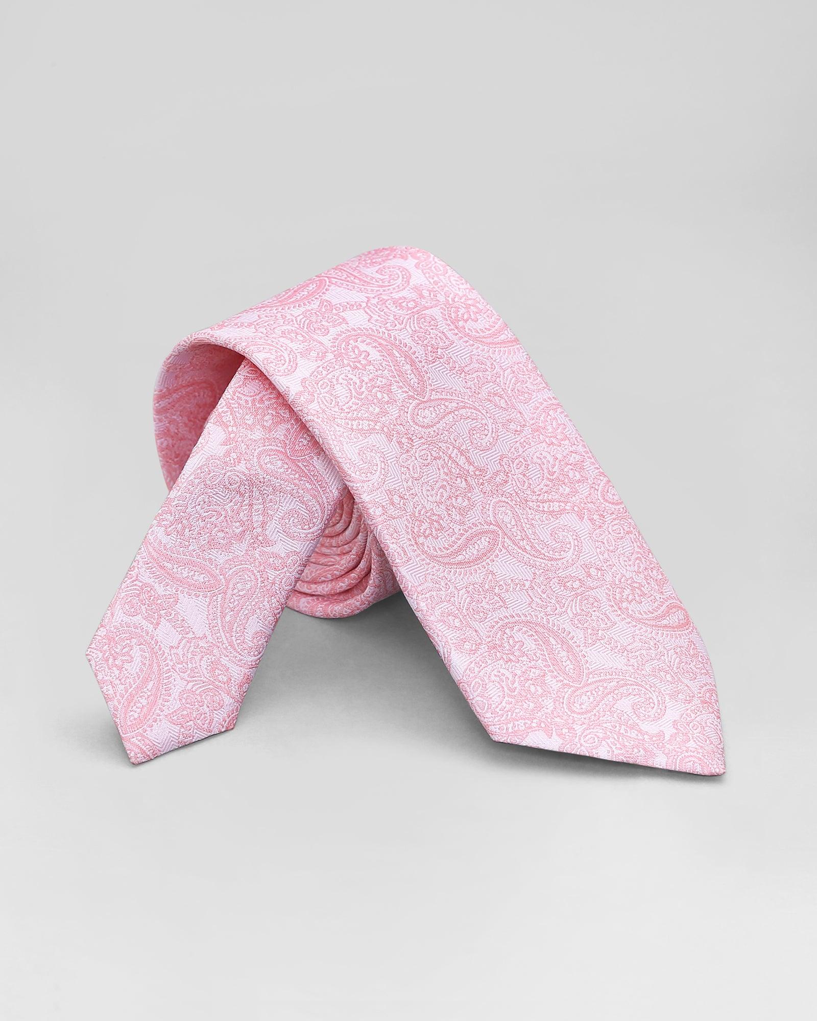 Boxed Combo Printed Tie With Pocket Square And Cufflink (Riki) - Blackberrys