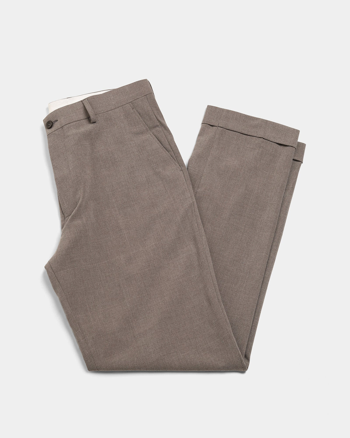 Brown Check Trouser - Texter