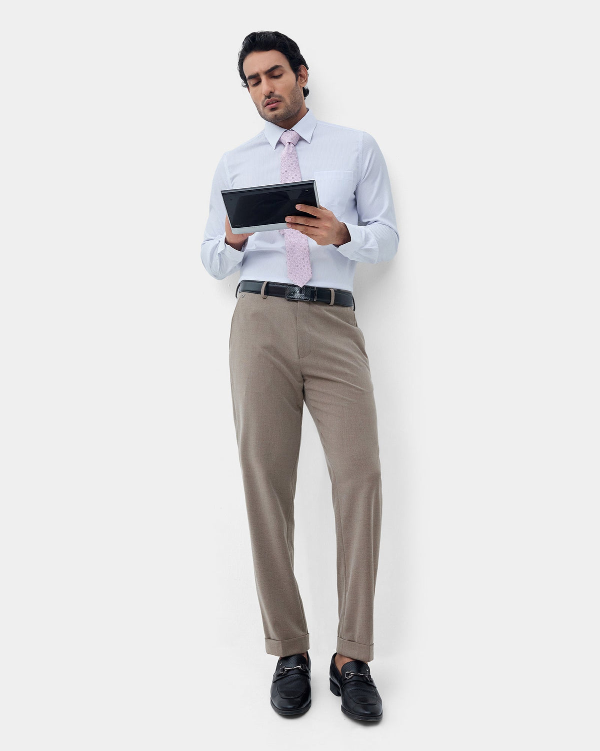 Brown Check Trouser - Texter