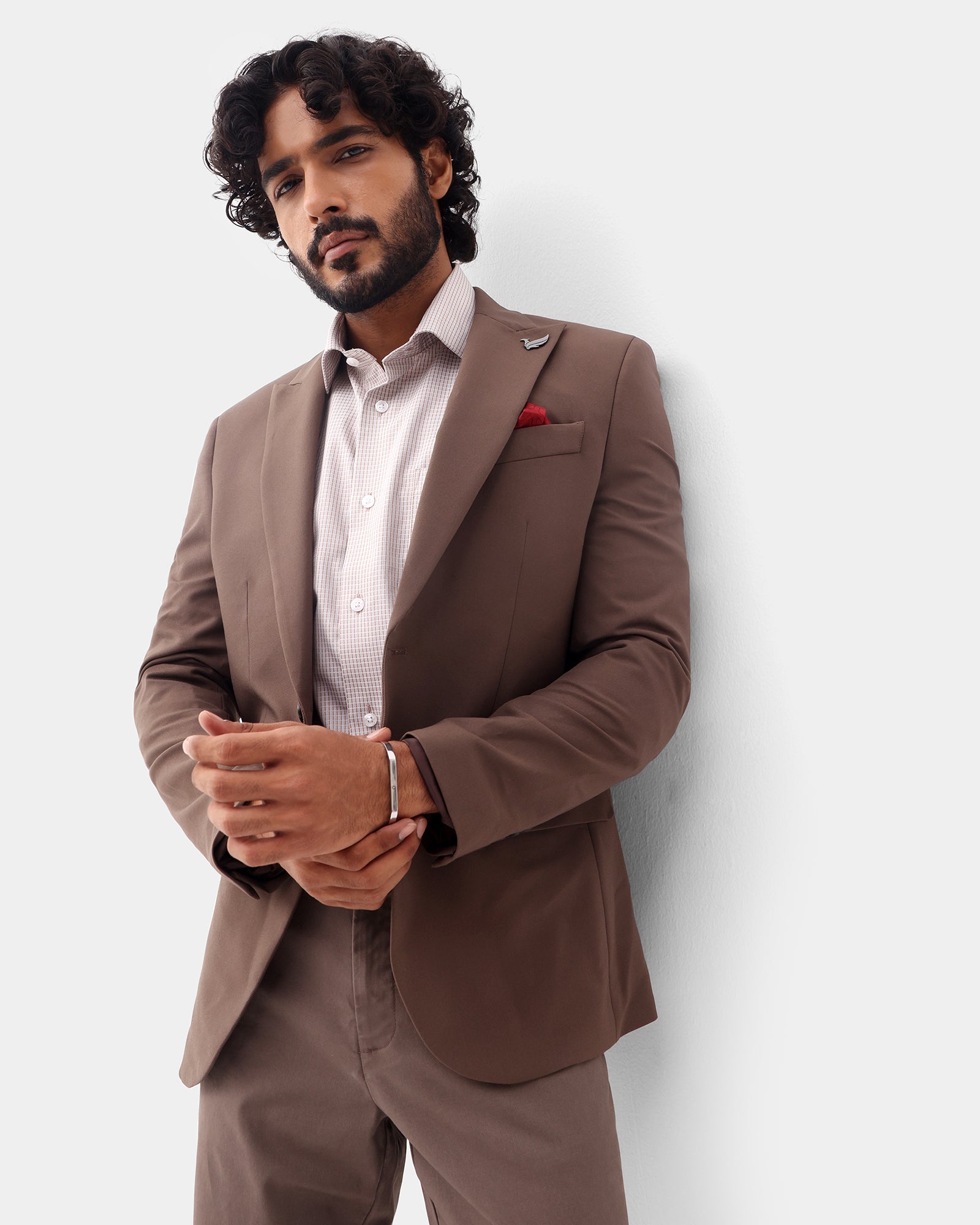Brown Check Shirt - Elix