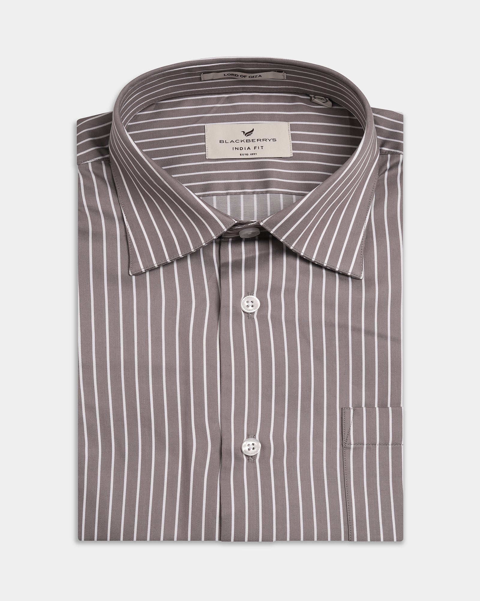 Brown Stripe Shirt - Soccer