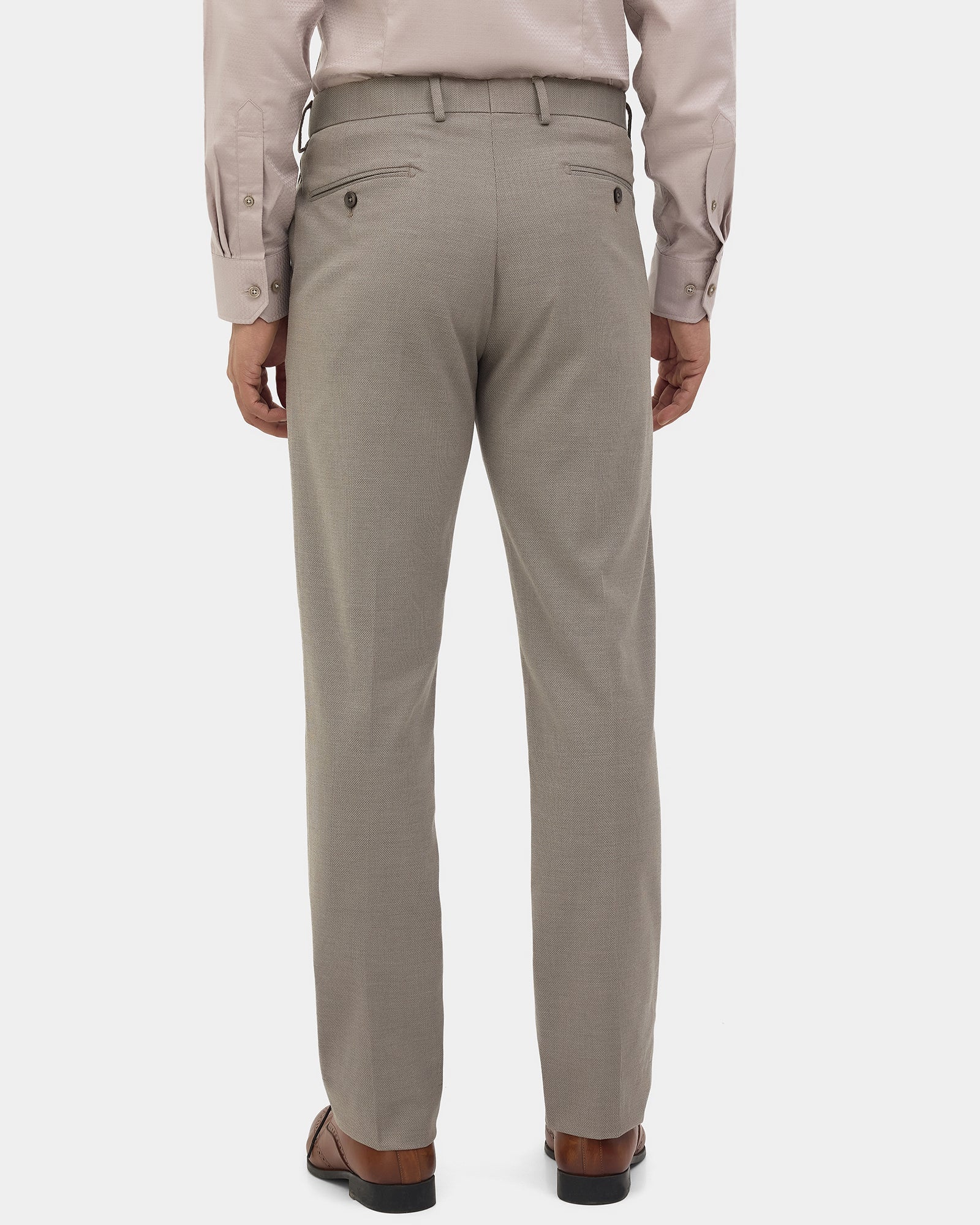 Brown Textured Trouser - Hublot