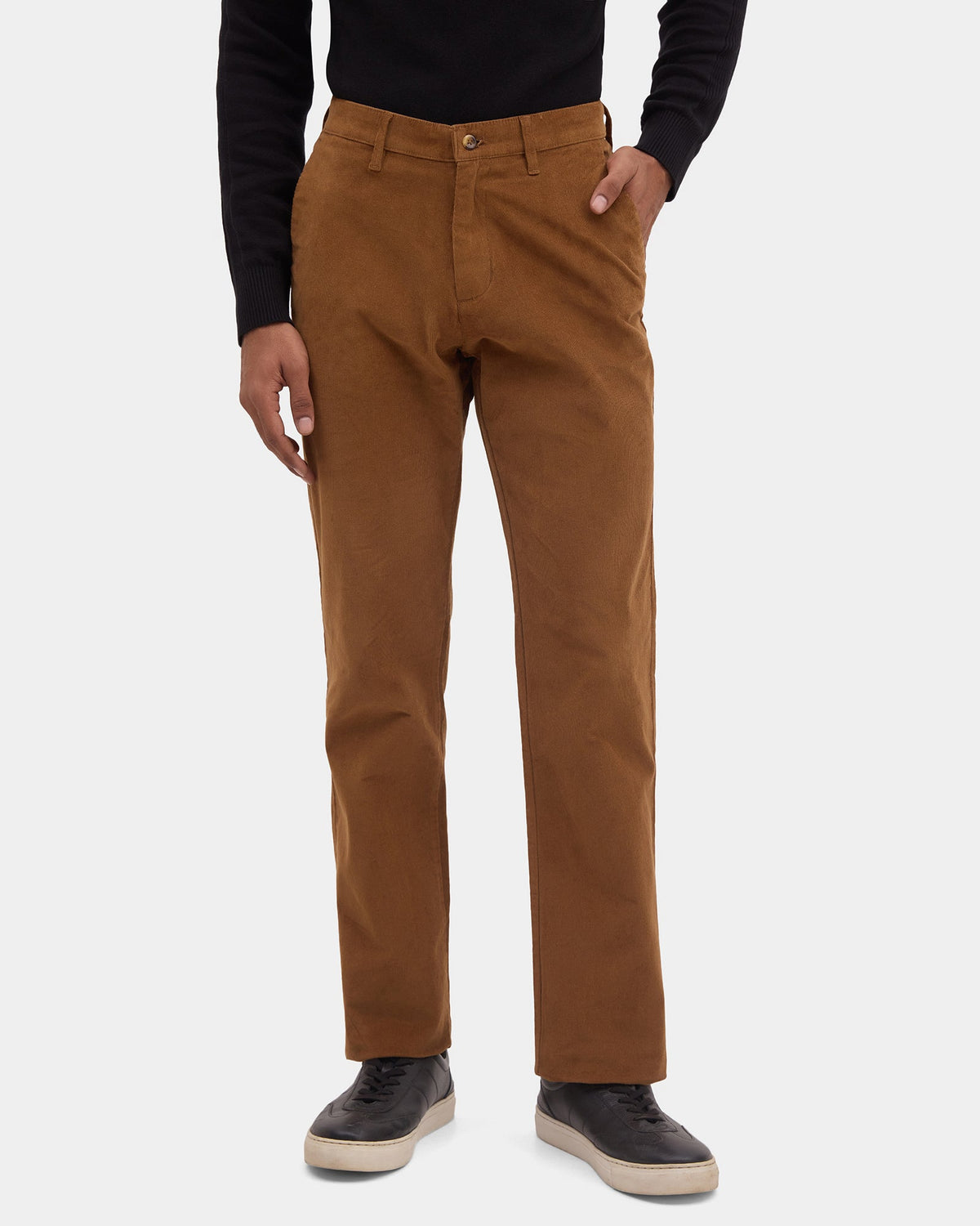 Camel Textured Khakis - Zagros