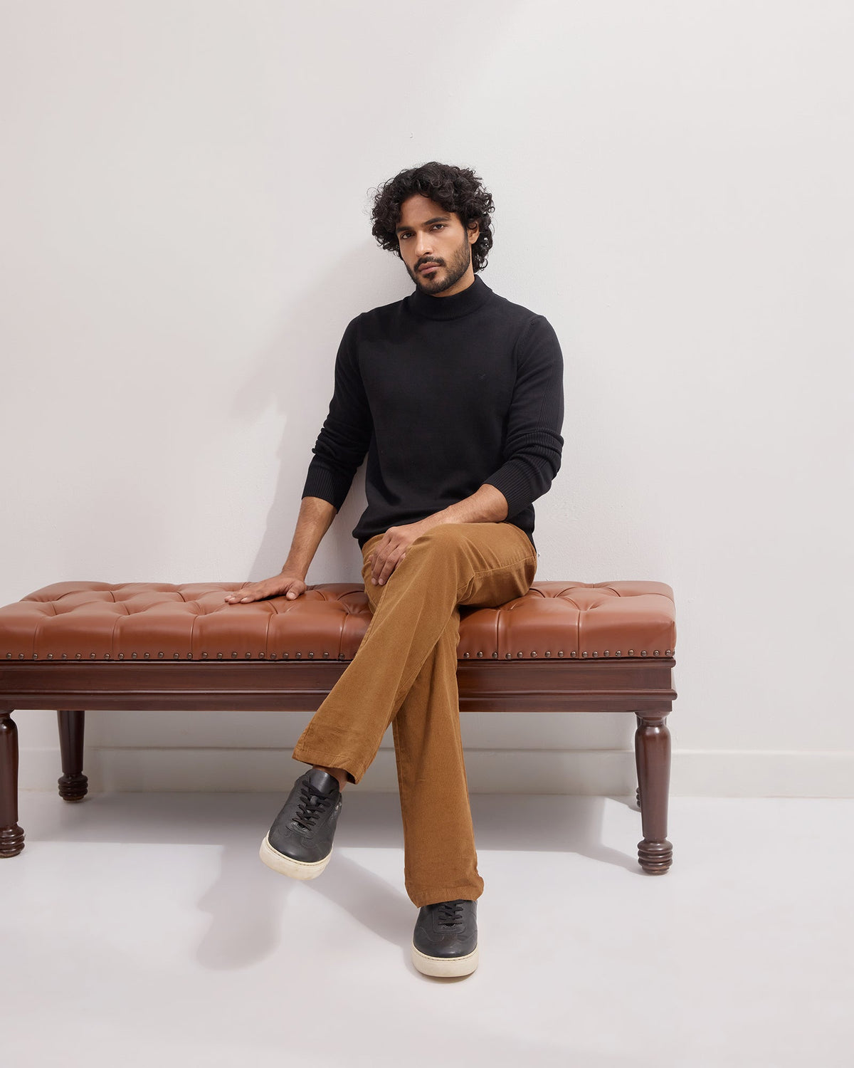 Camel Textured Khakis - Zagros
