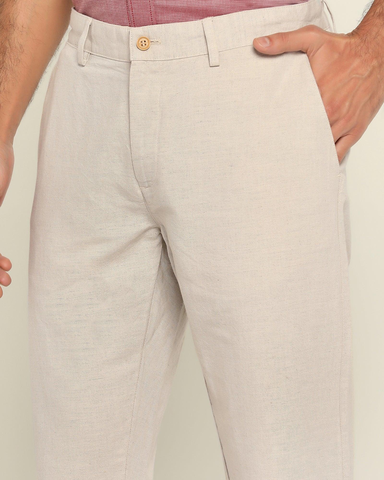 Casual Khakis In Beige B-95 (Kinsley) - Blackberrys