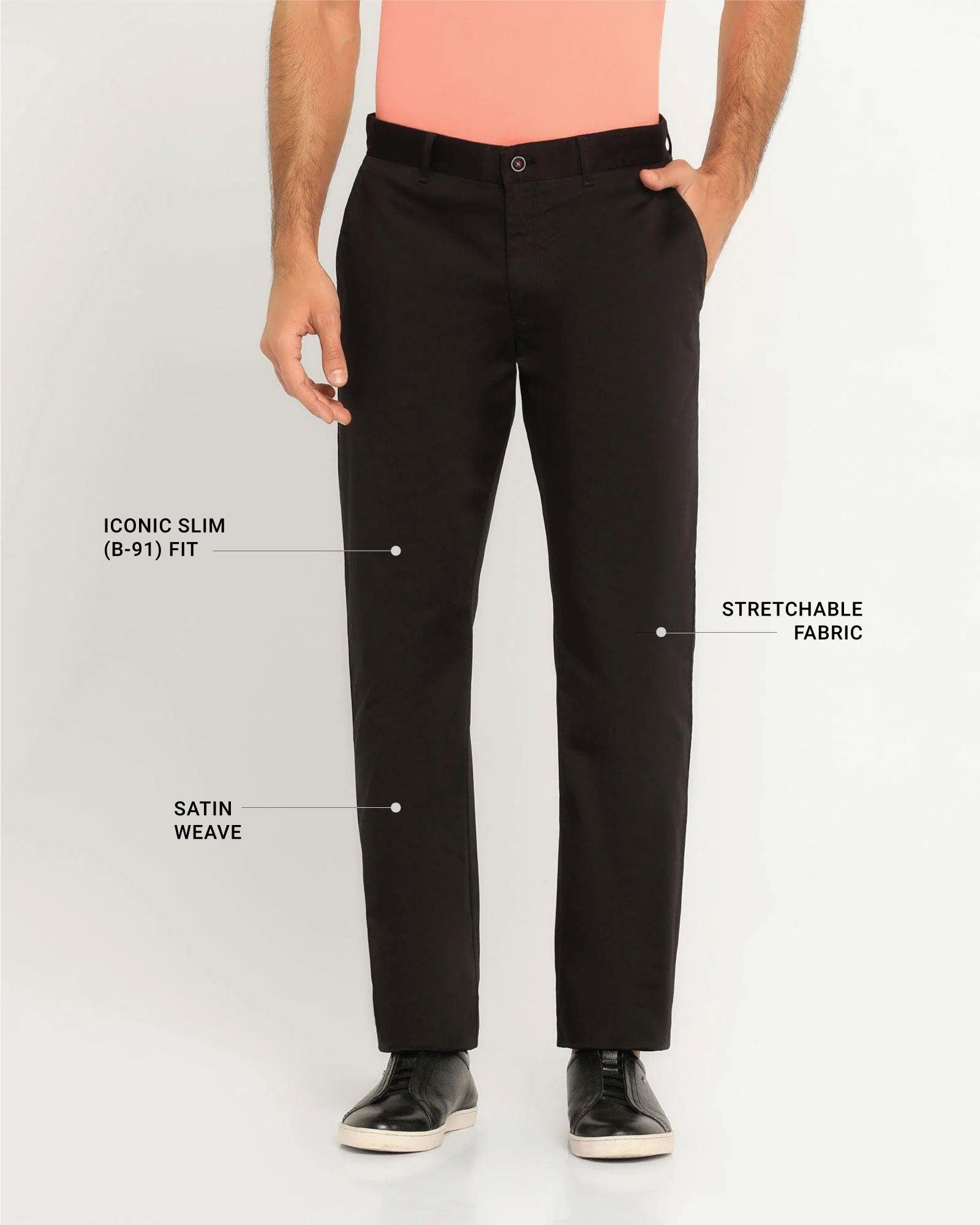 Casual Khakis In Knight Black B-95 (Kolt) - Blackberrys