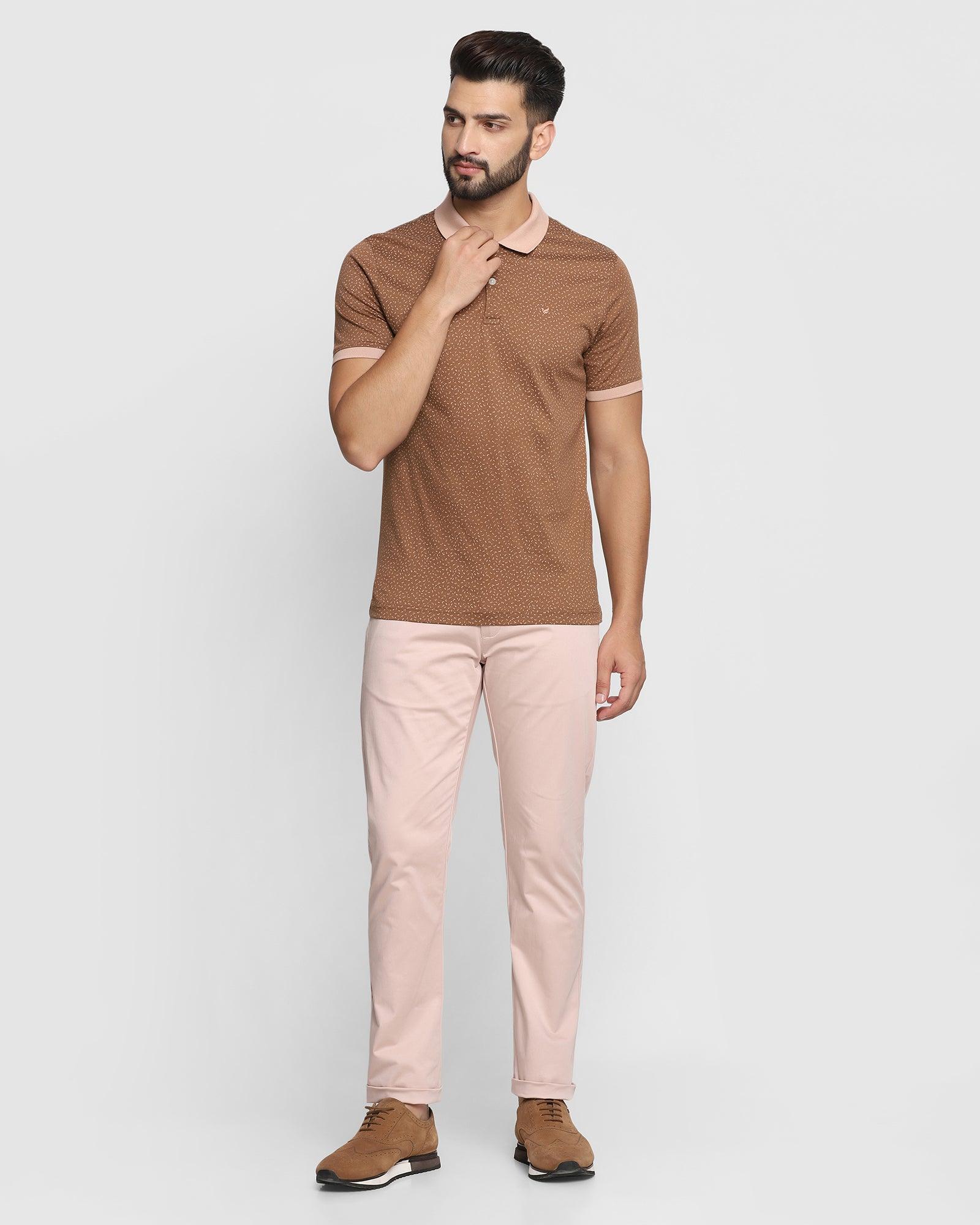 Solid Casual Khakis In Light Pink B-95 (Mark) - Blackberrys