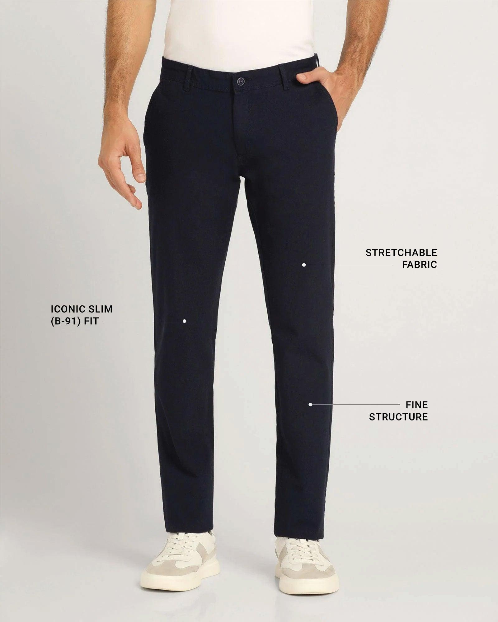 Casual Khakis In Navy B-91 (Kiler) - Blackberrys