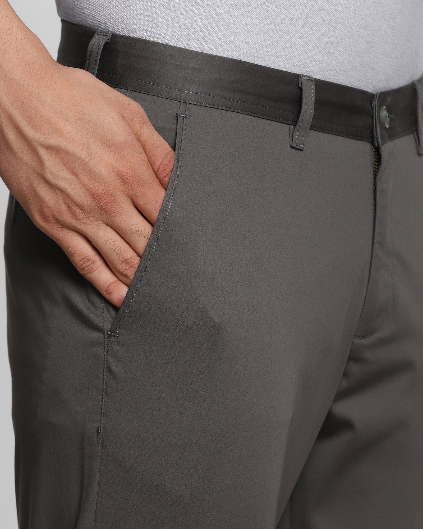 Solid Casual Khakis In Olive B-95 (Mark) - Blackberrys