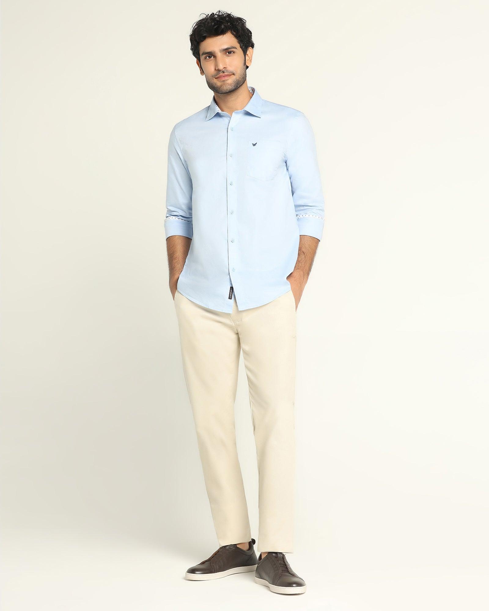 Casual Shirt In Blue (Torch) - Blackberrys