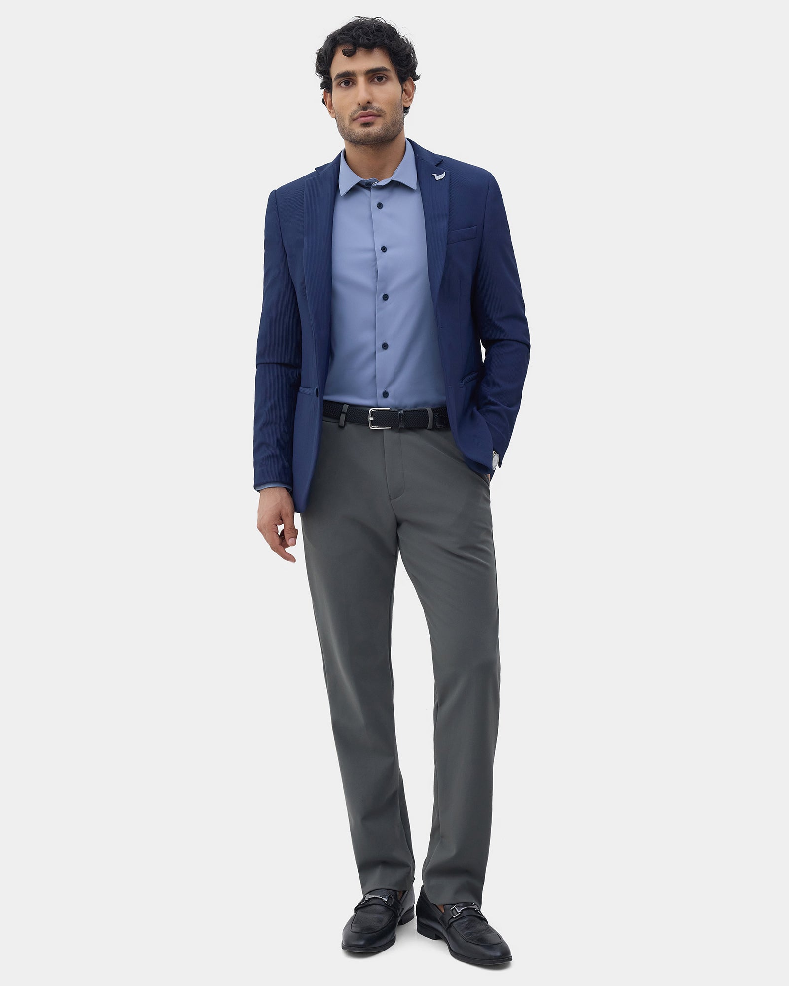 Navy Stripe Blazer - Batista