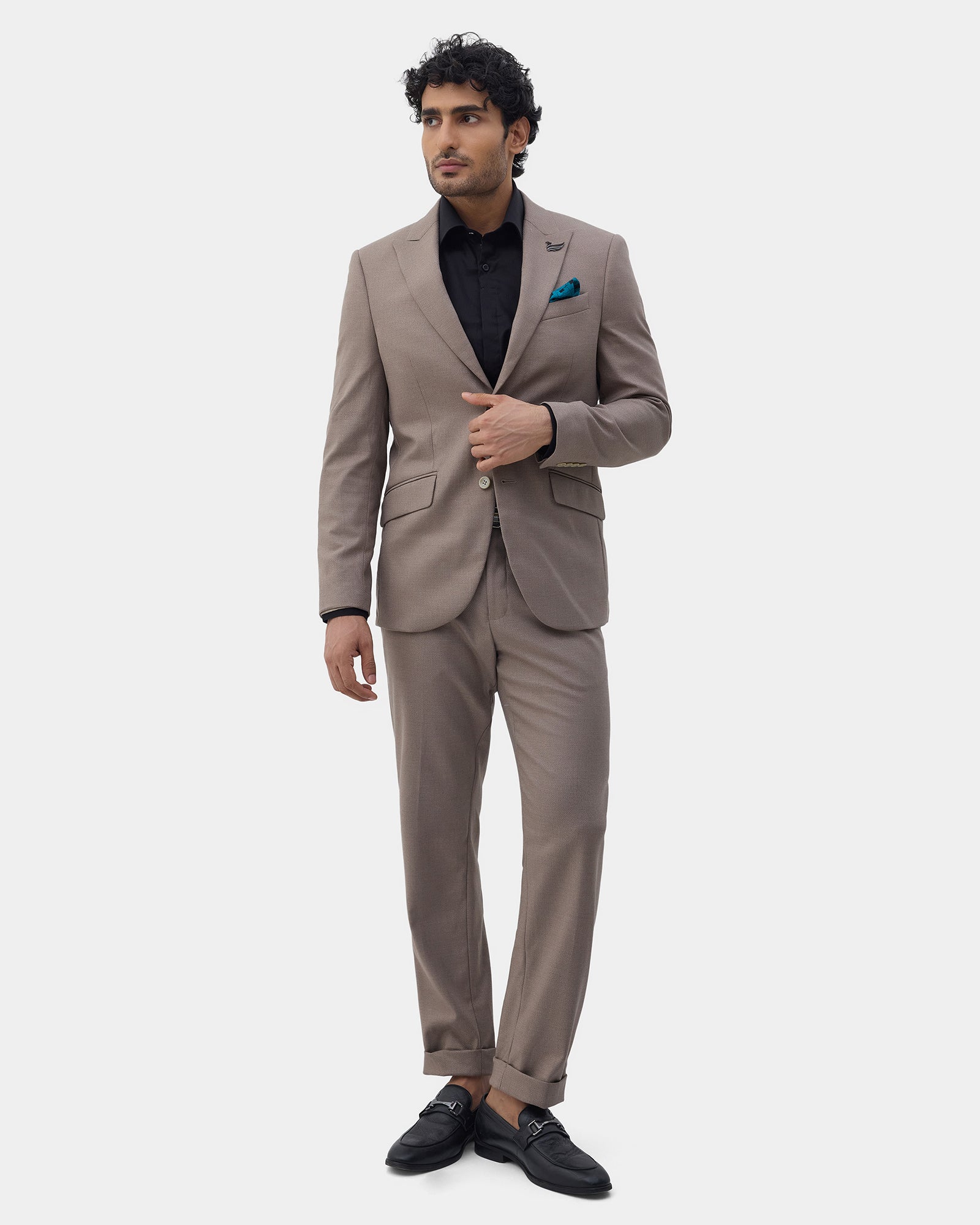 Mouse Textured Blazer - Sazam