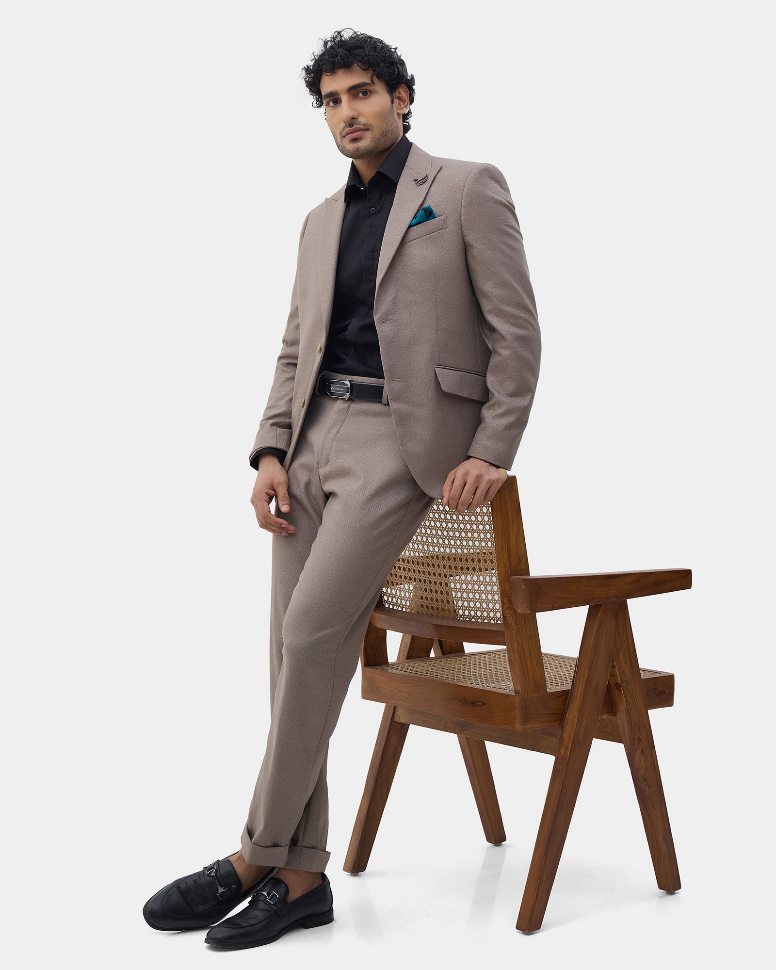 Mouse Textured Blazer - Sazam