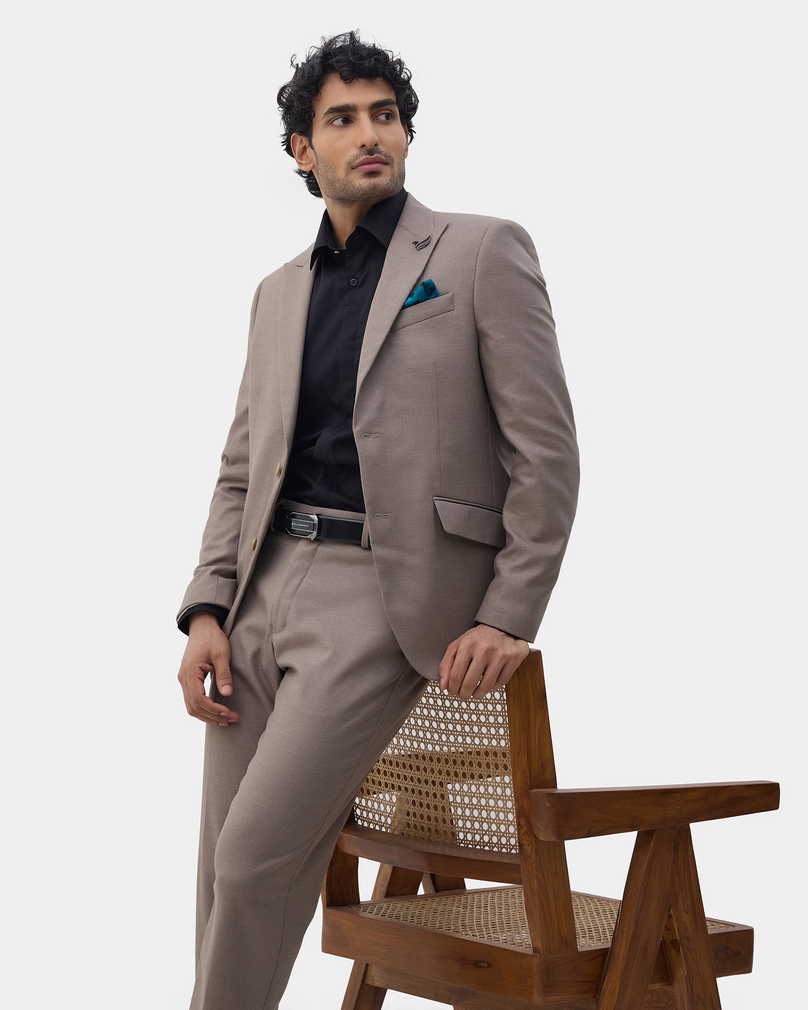 Mouse Textured Blazer - Sazam