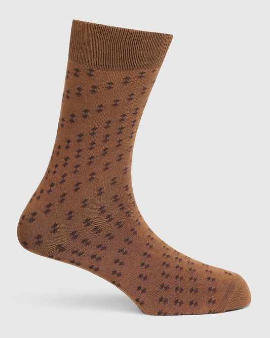 Cotton Beige Knitted Socks - Sevilla