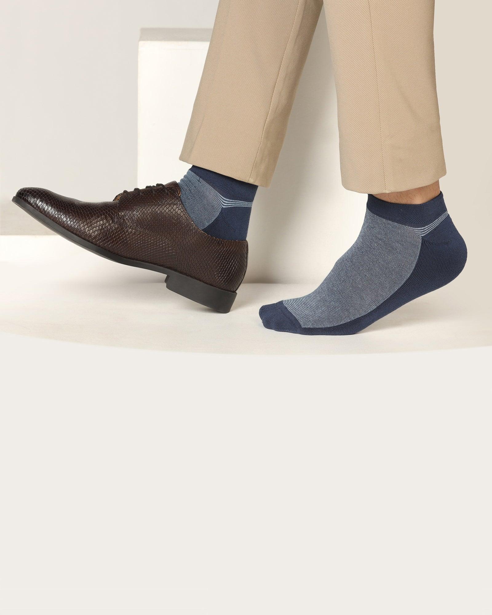 Cotton Mix Color Solid Socks - Sola - Blackberrys