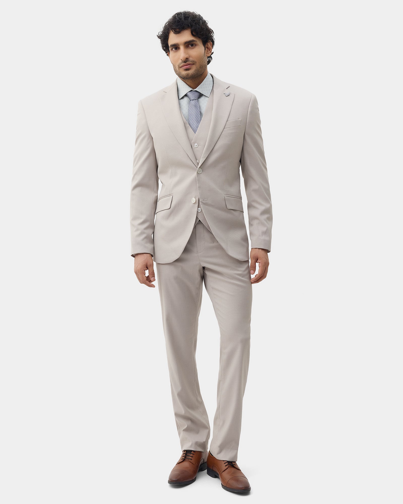 3 SB SLIM FIT DOBBY SUITS