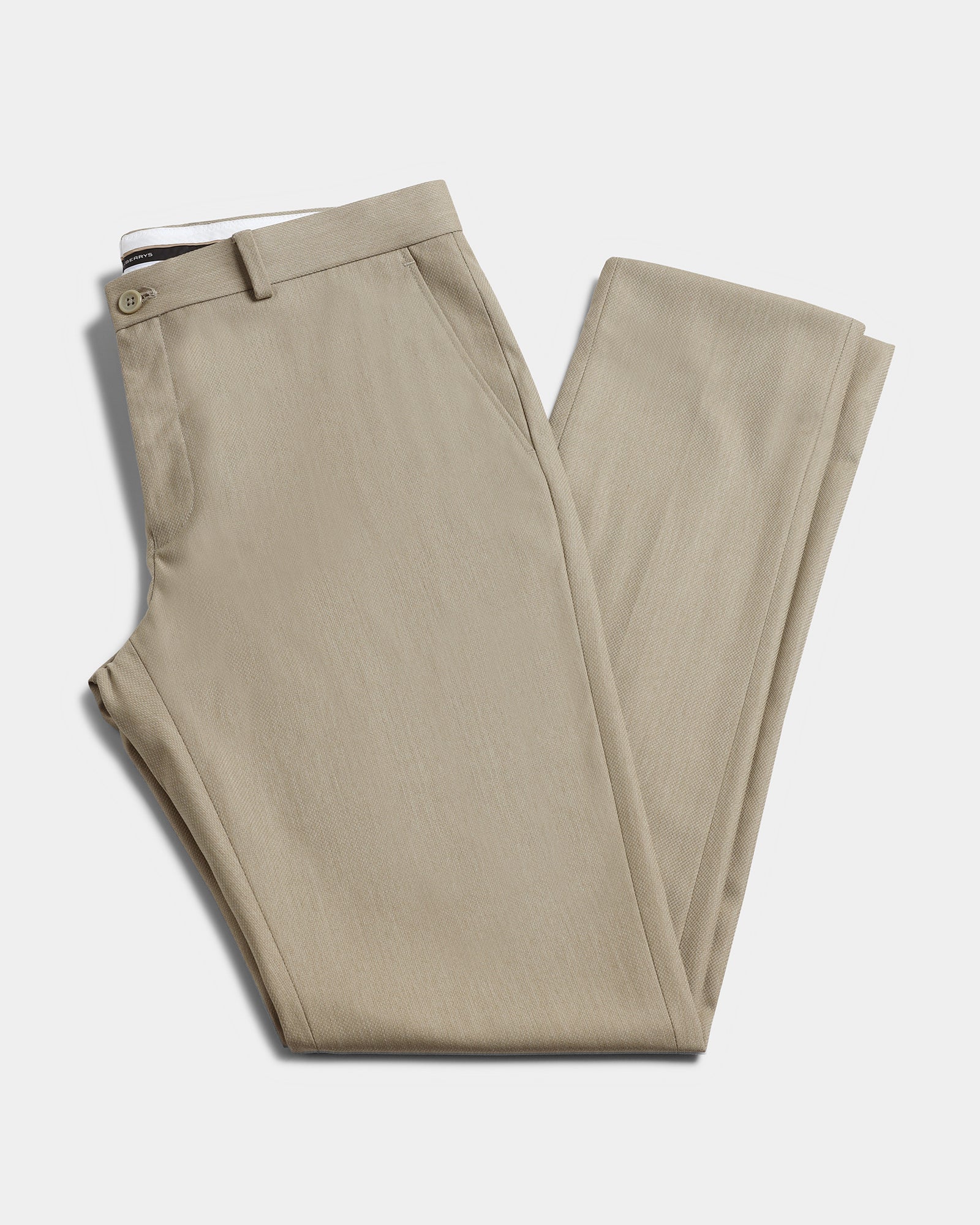 Beige Formal Dobby Formal Trouser - Anfredo