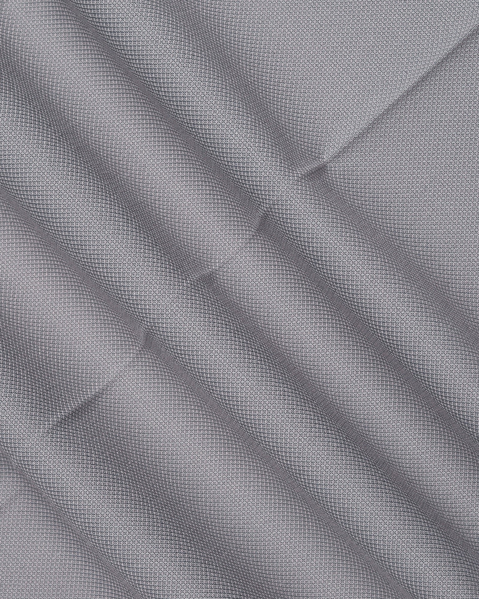 Grey Textured Trouser - Credor