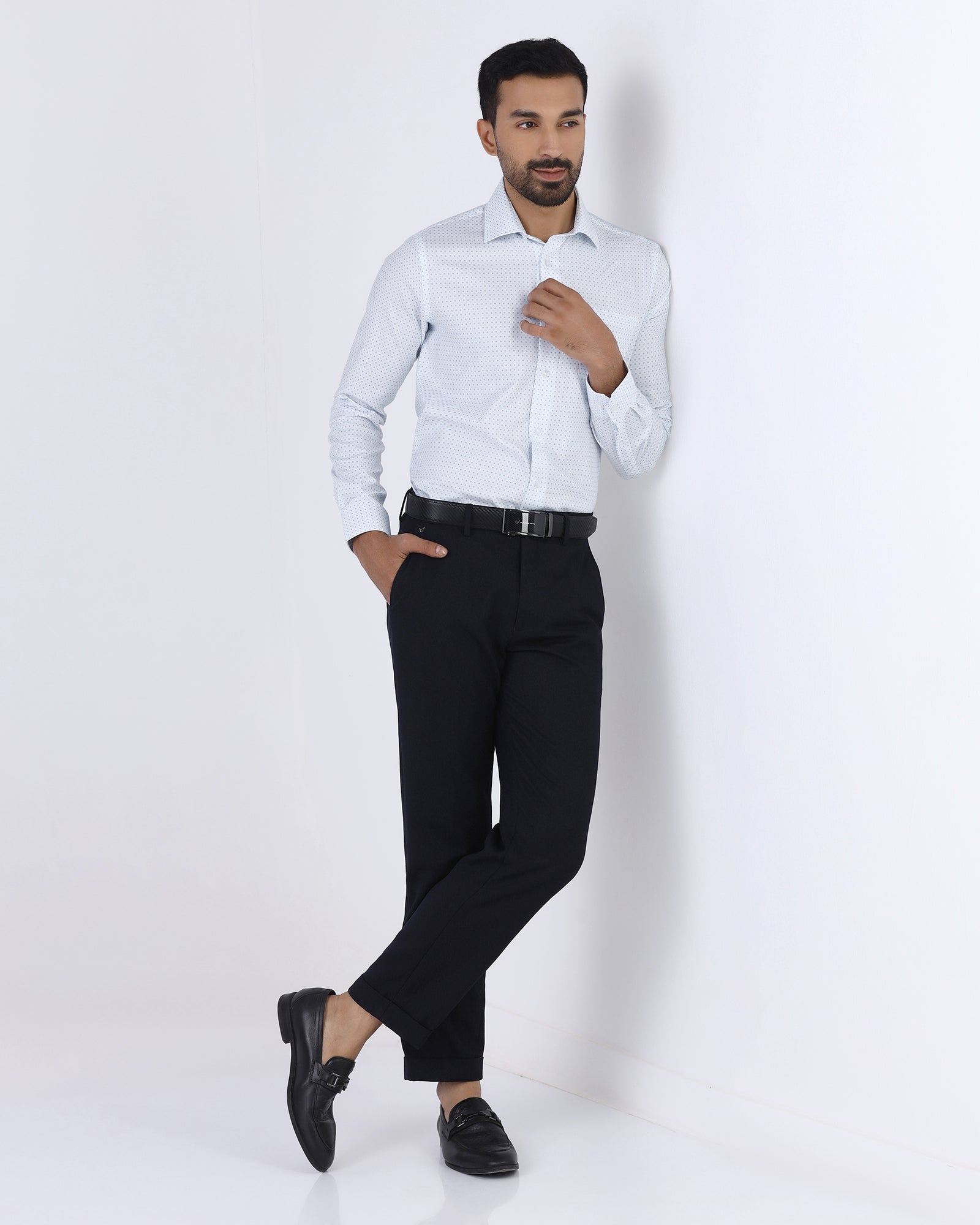 Navy Structure Shirt - Pecado