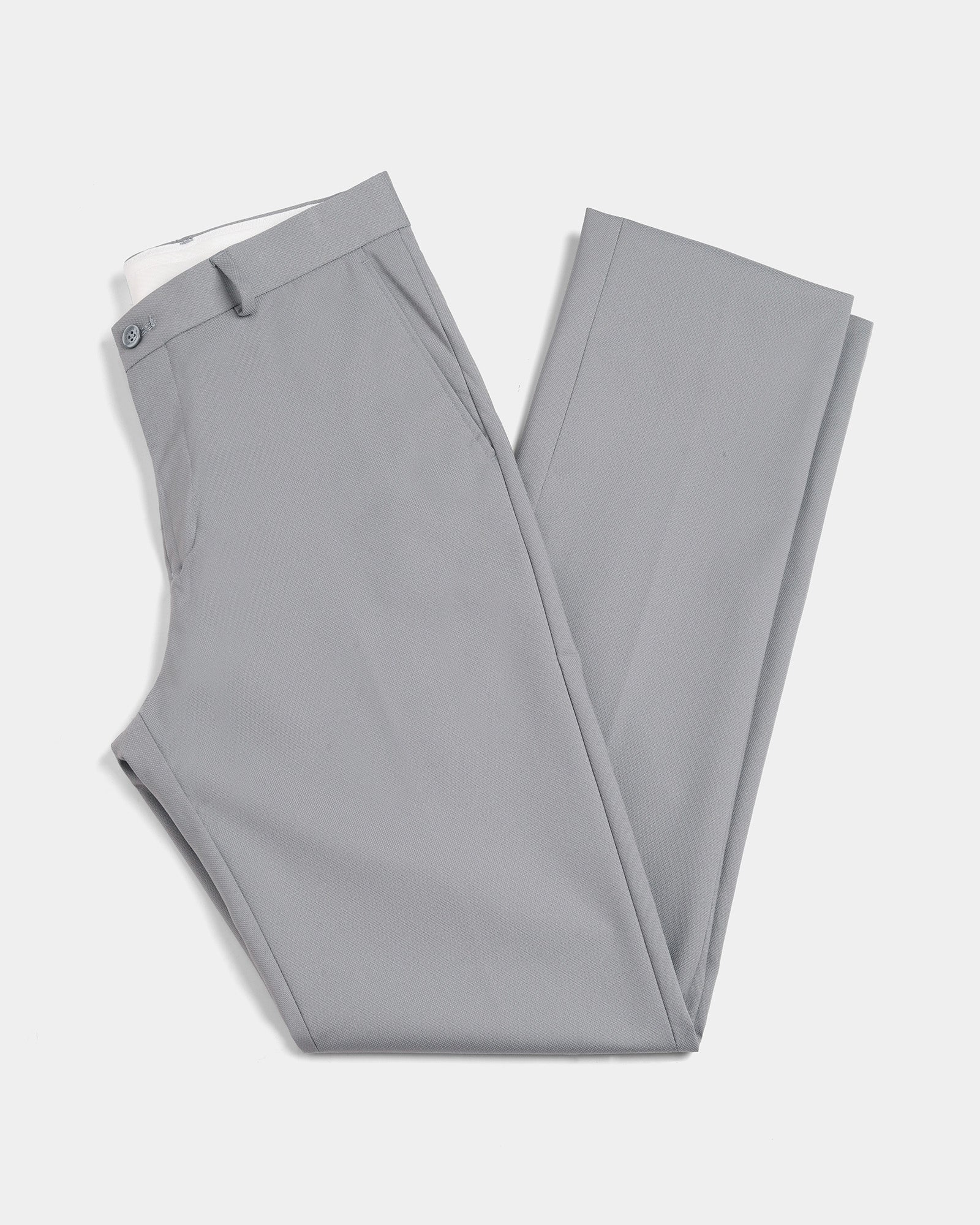 Grey Textured Trouser - Credor