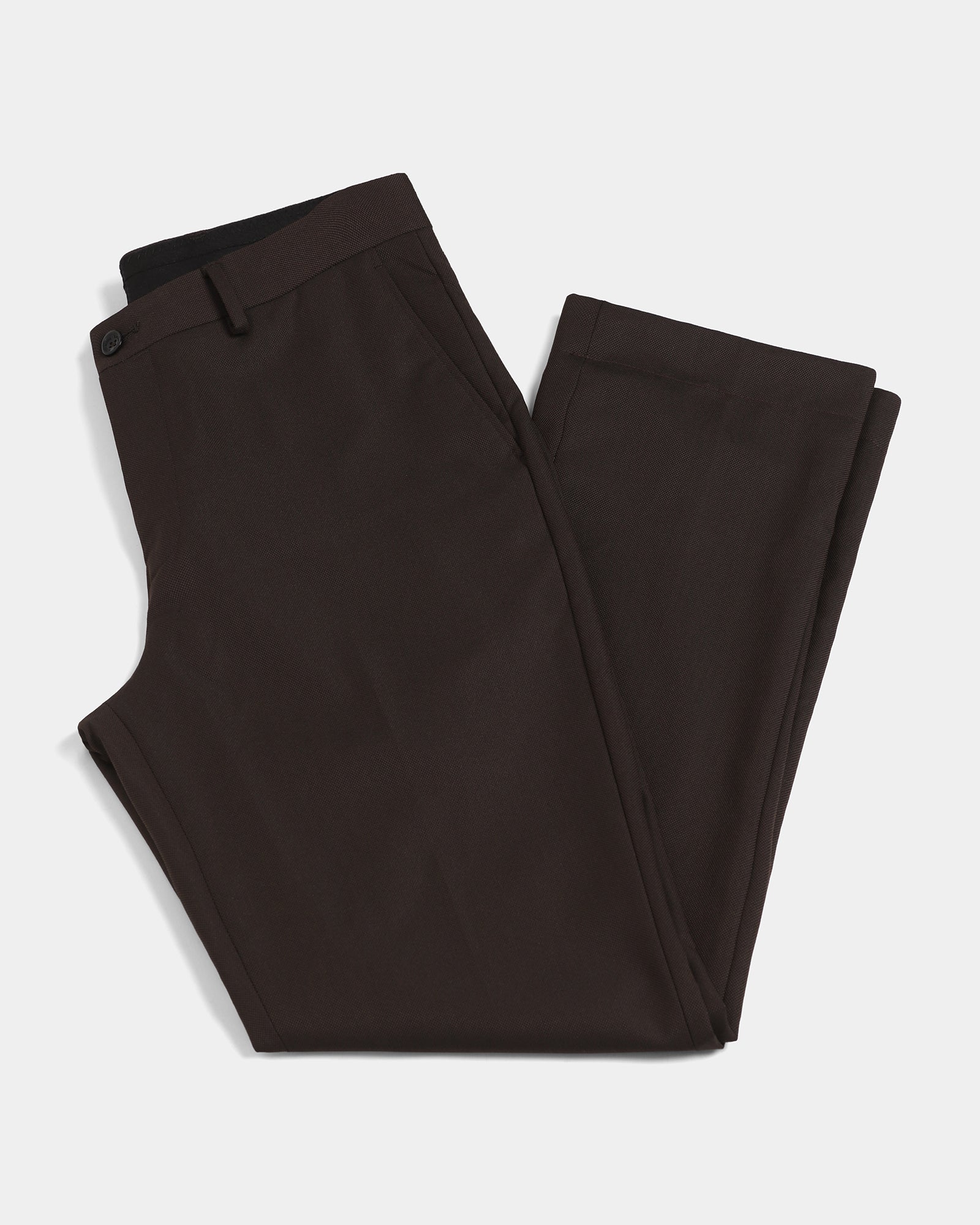 Rust Textured Trouser - Credor