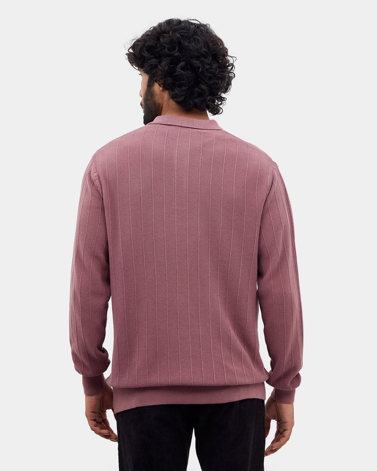 Dusty Lilac Textured Sweater - Paris