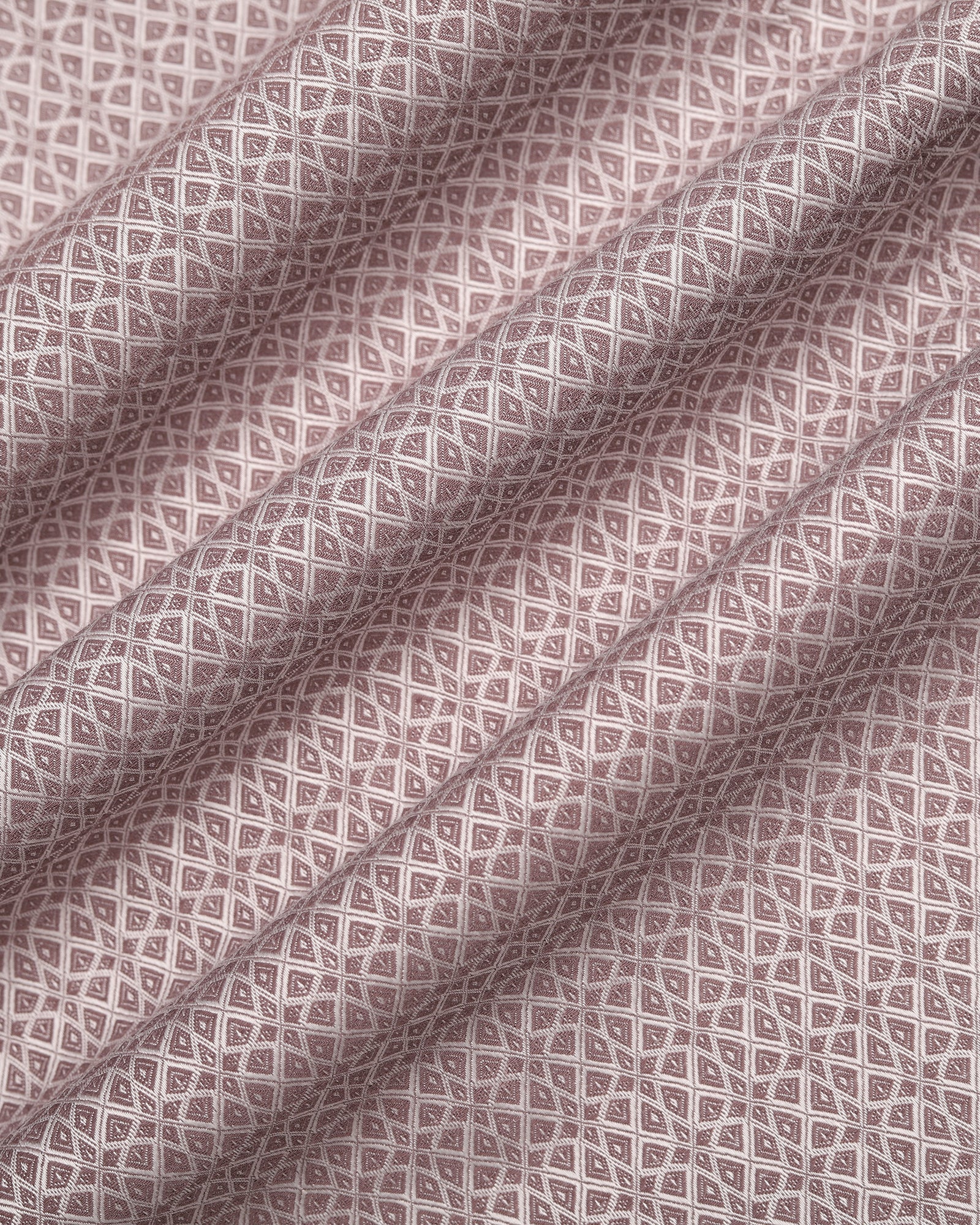 Dusty Pink Jacquard Shirt - Fein