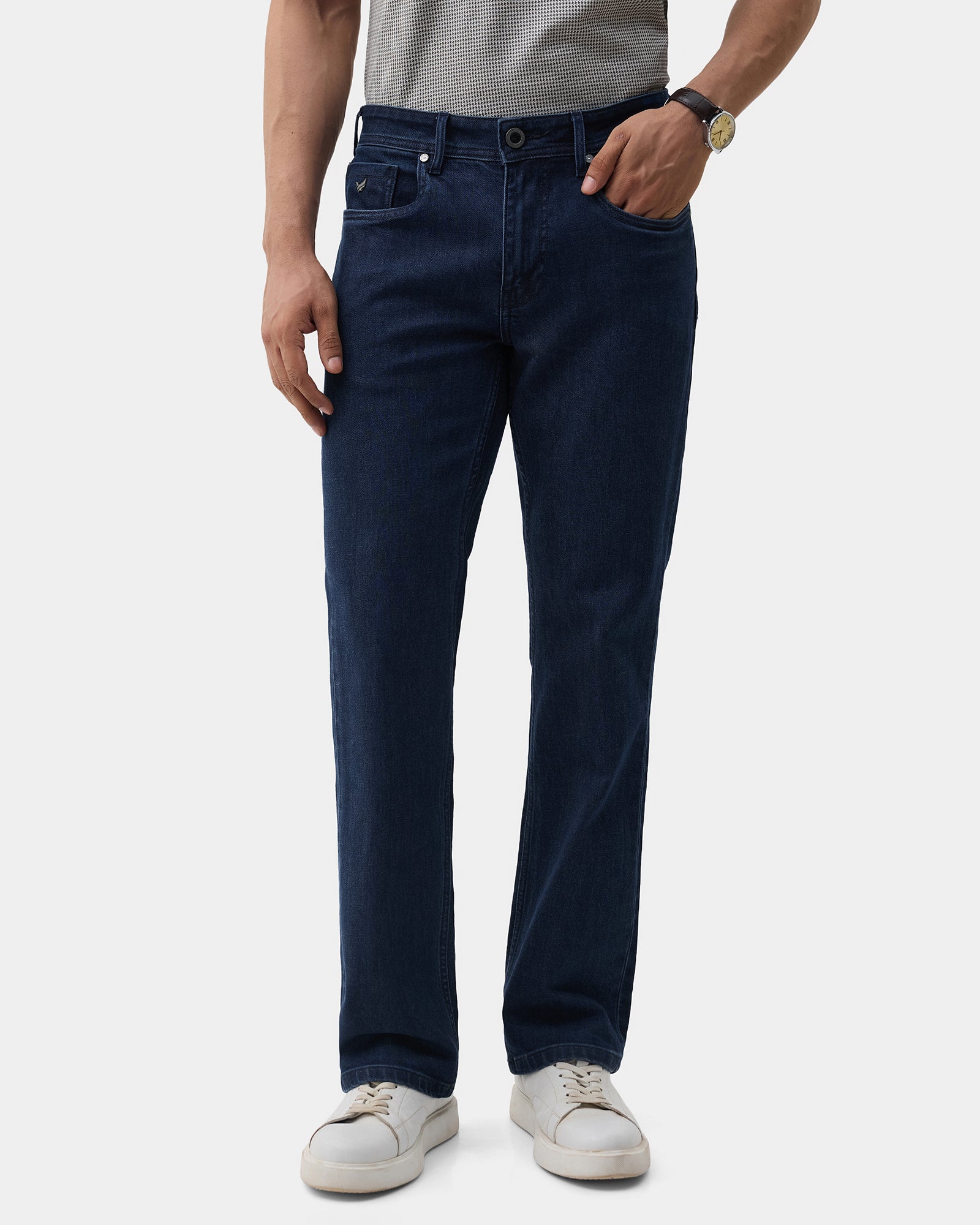 Indigo Super Clean Straight Comfort Jeans - Zula