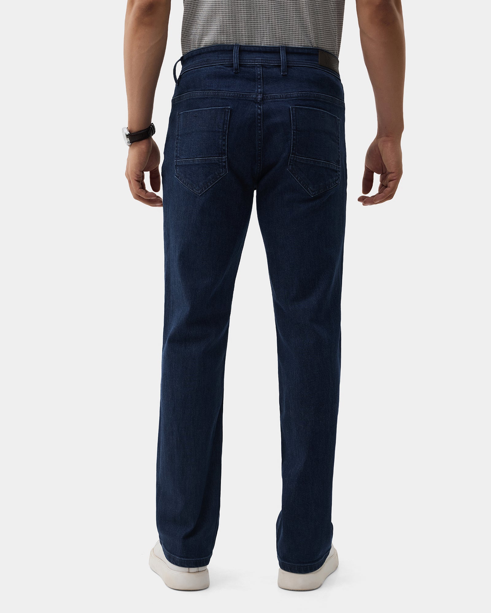 Indigo Super Clean Straight Comfort Jeans - Zula