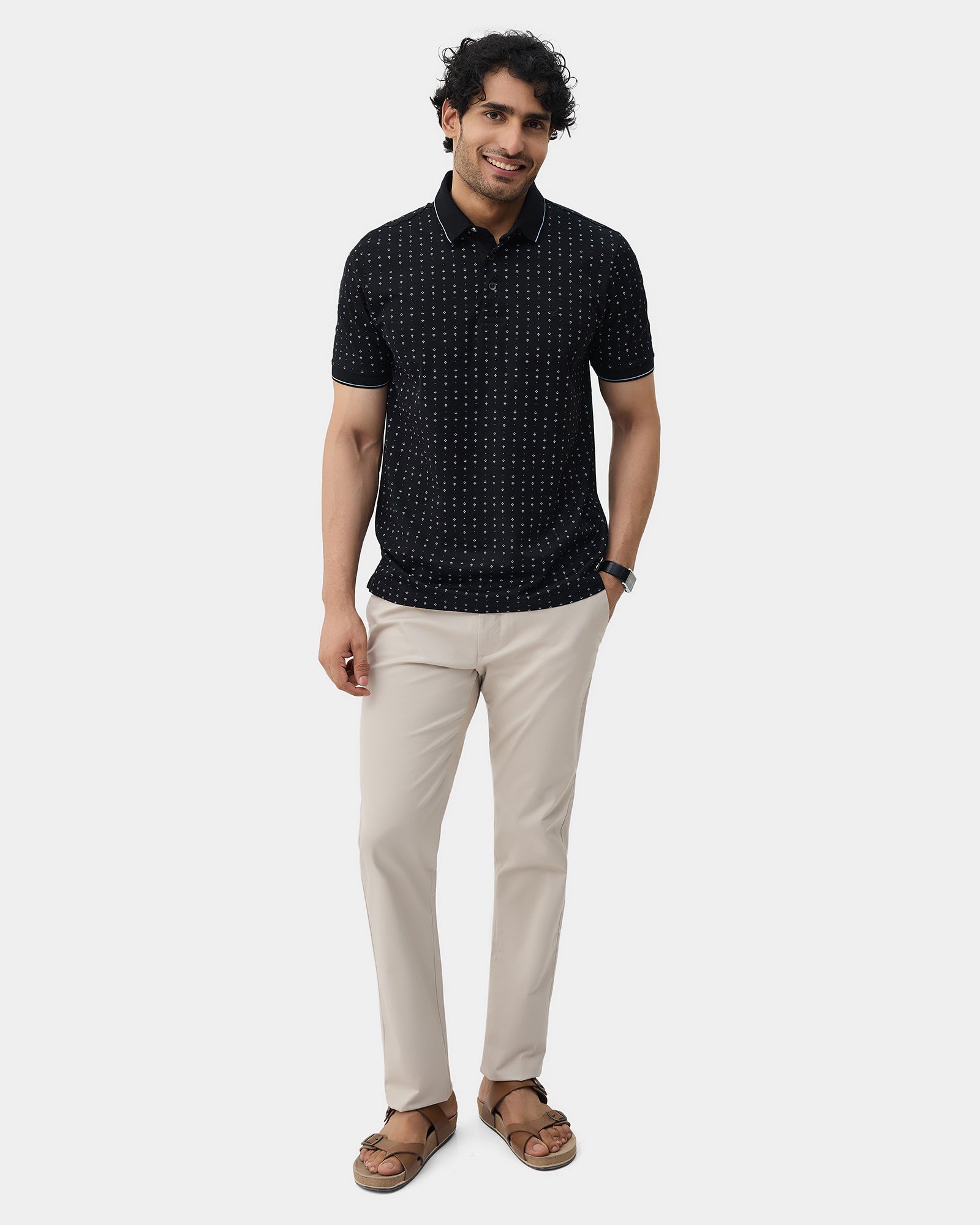 Stone Unwrinkle Solid Khakis - Bromo