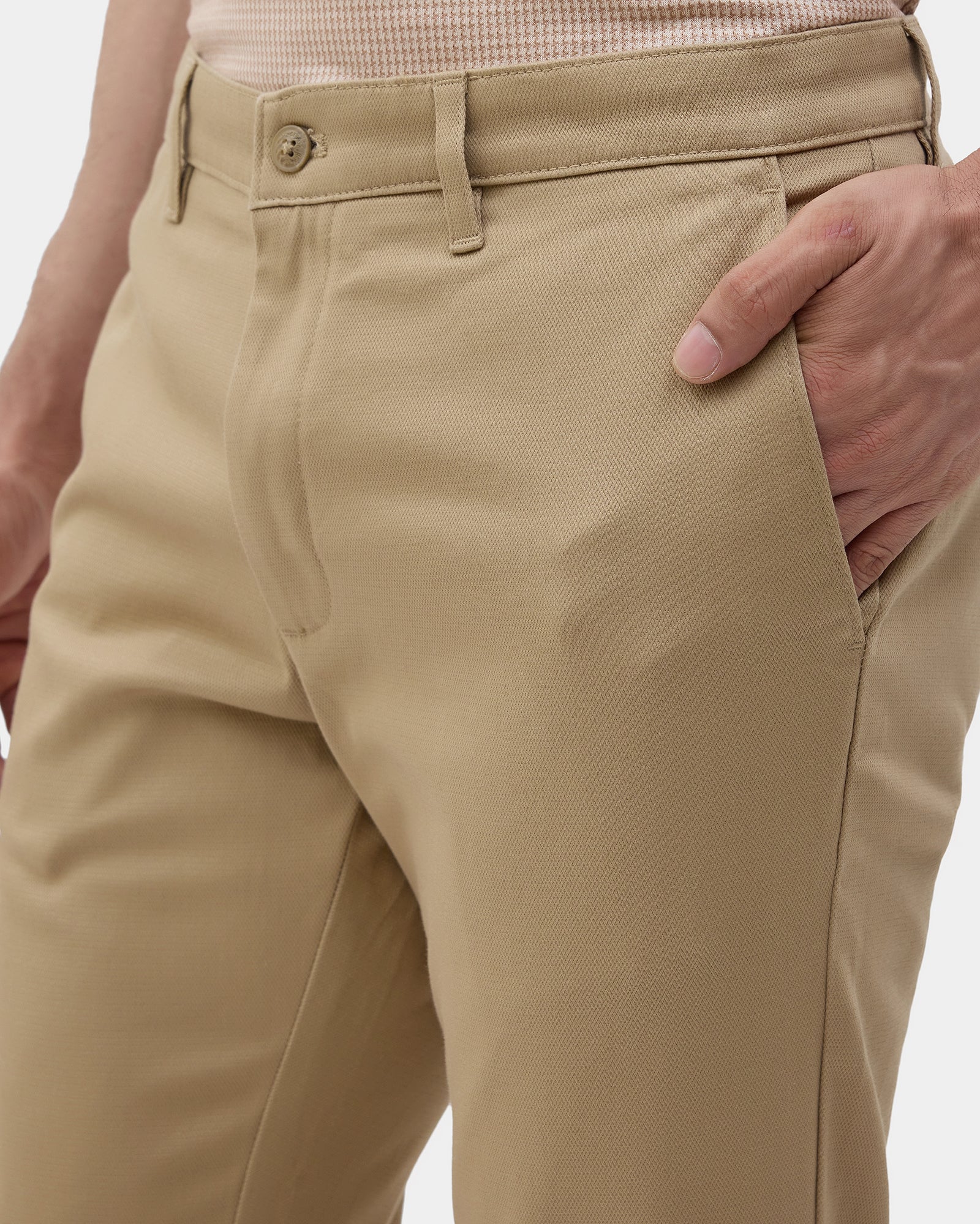 Khaki Textured Khakis - Triglav