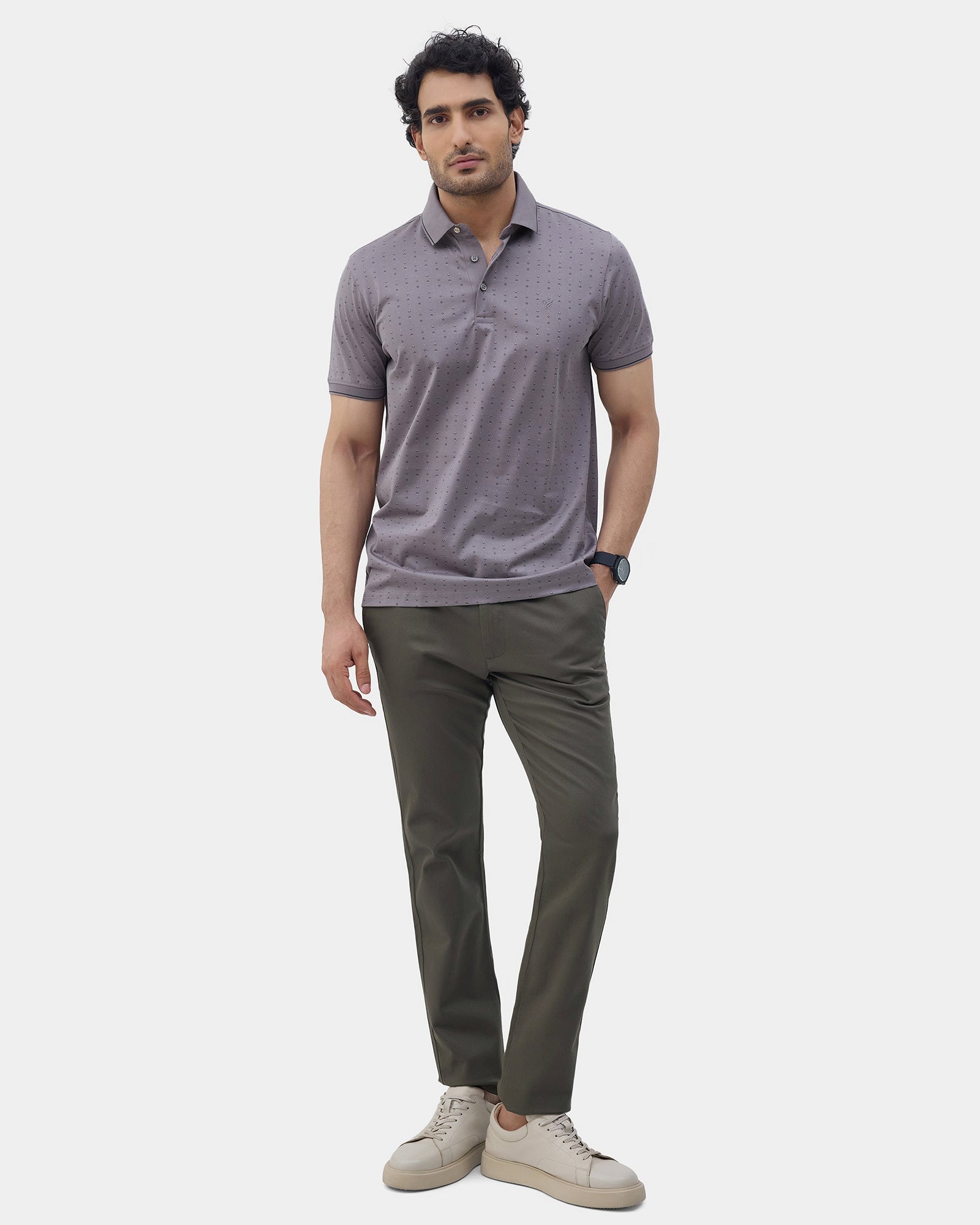 Olive Textured Khakis - Triglav
