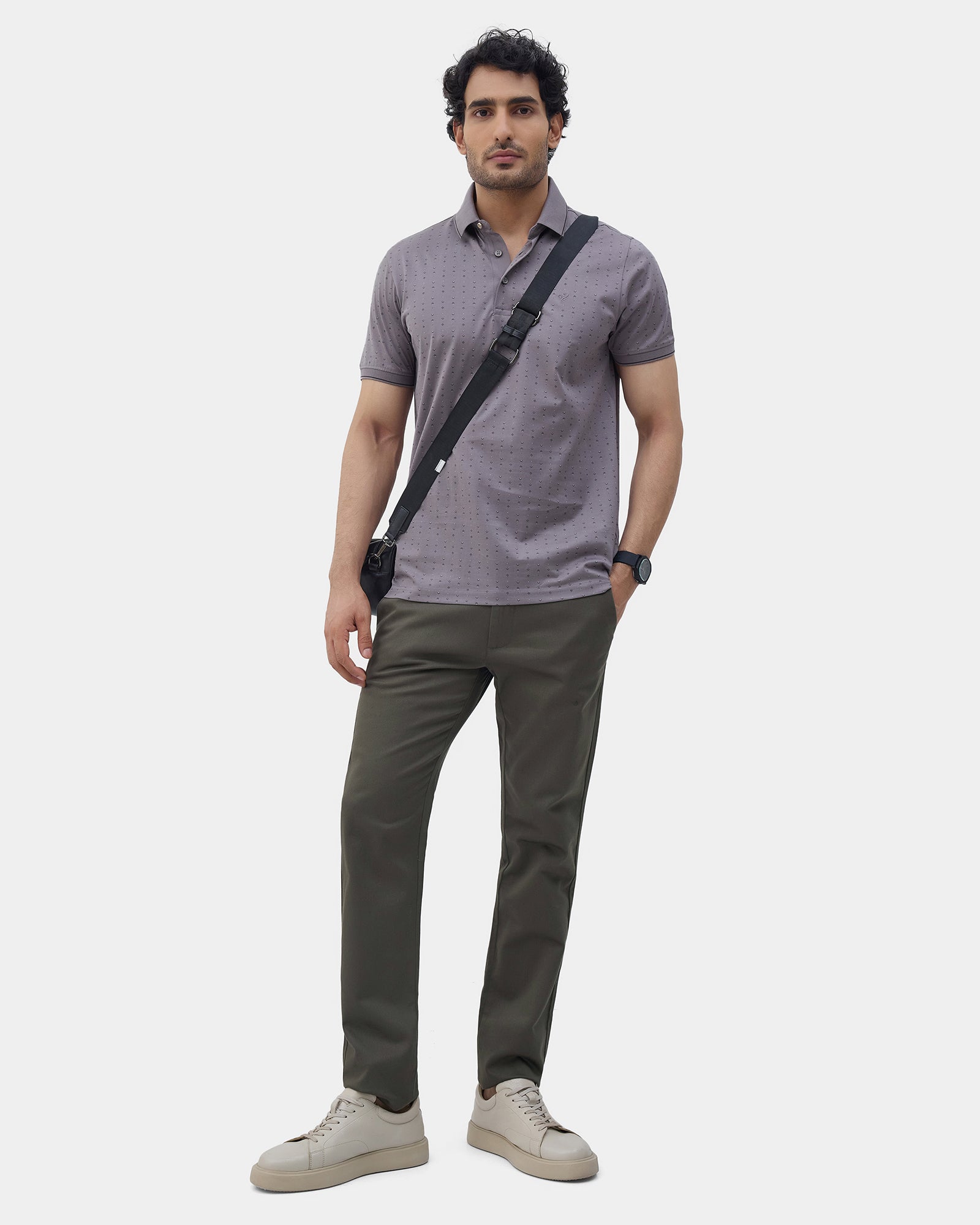 Olive Textured Khakis - Triglav
