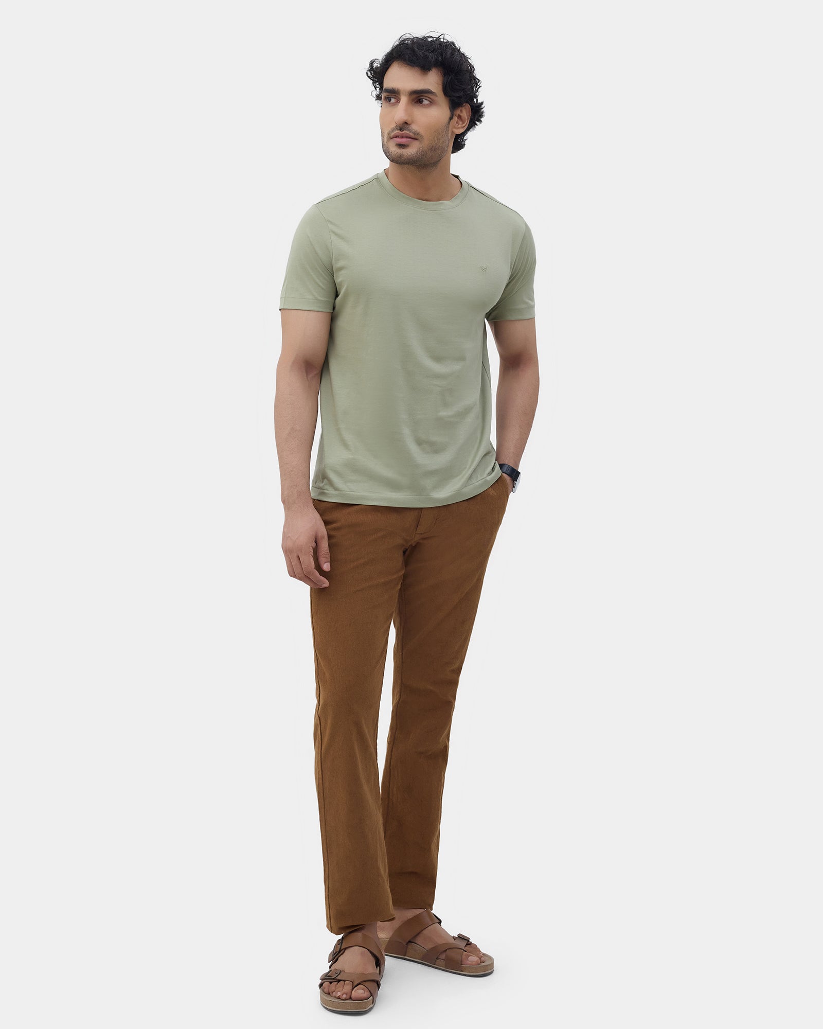 Camel Textured Khakis - Zagros