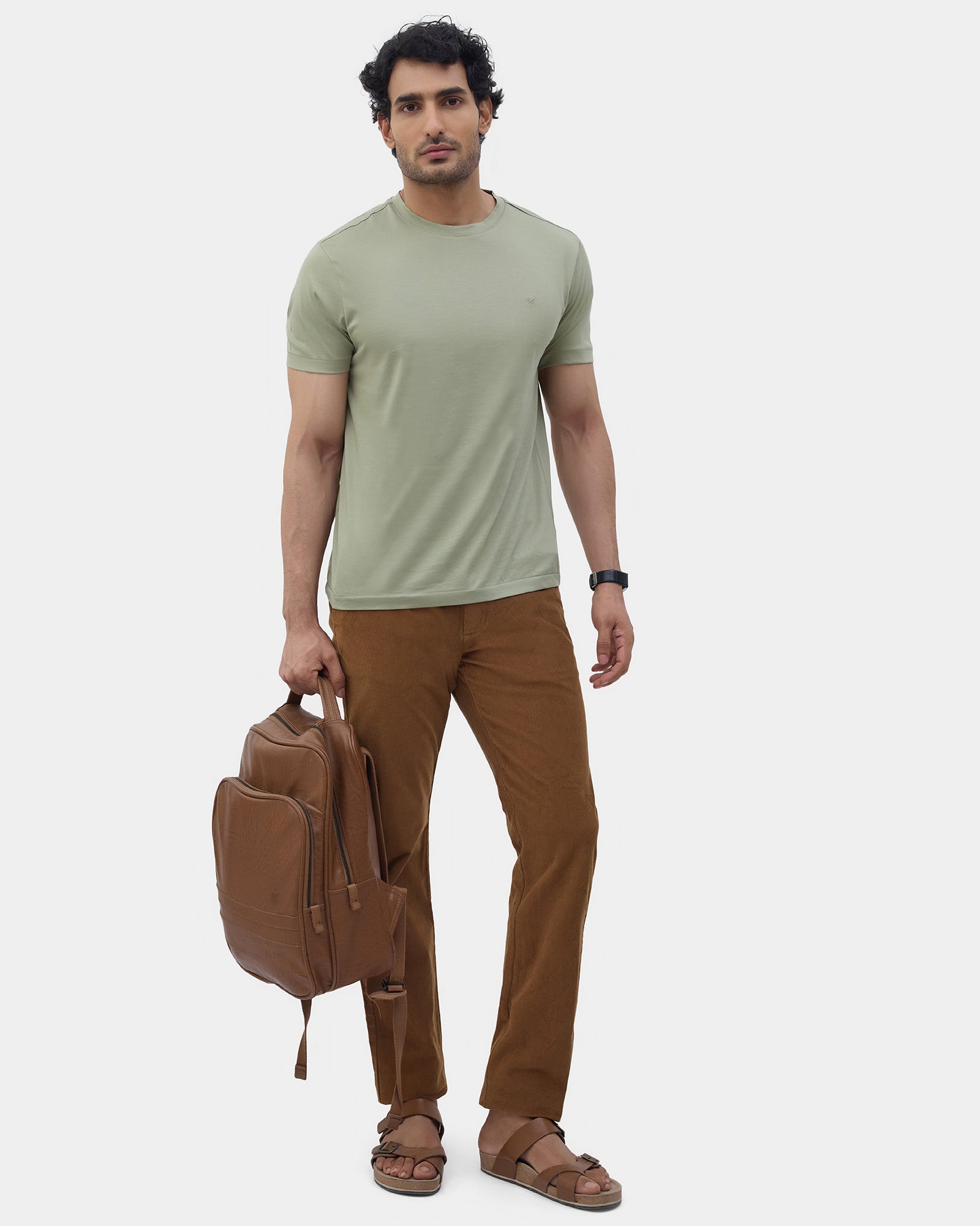 Camel Textured Khakis - Zagros