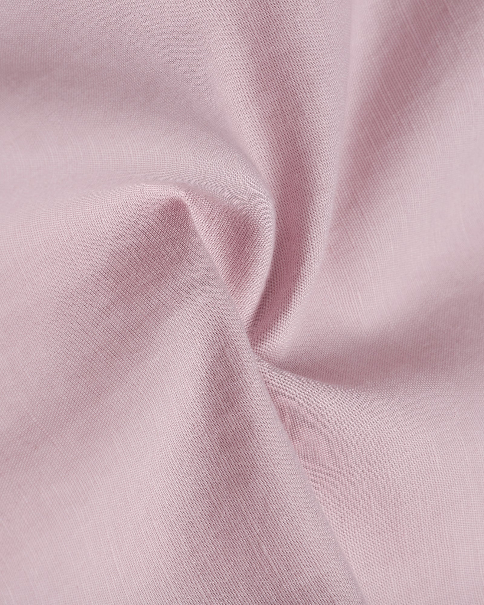 Light Pink Linen Solid Shirt - Cleo