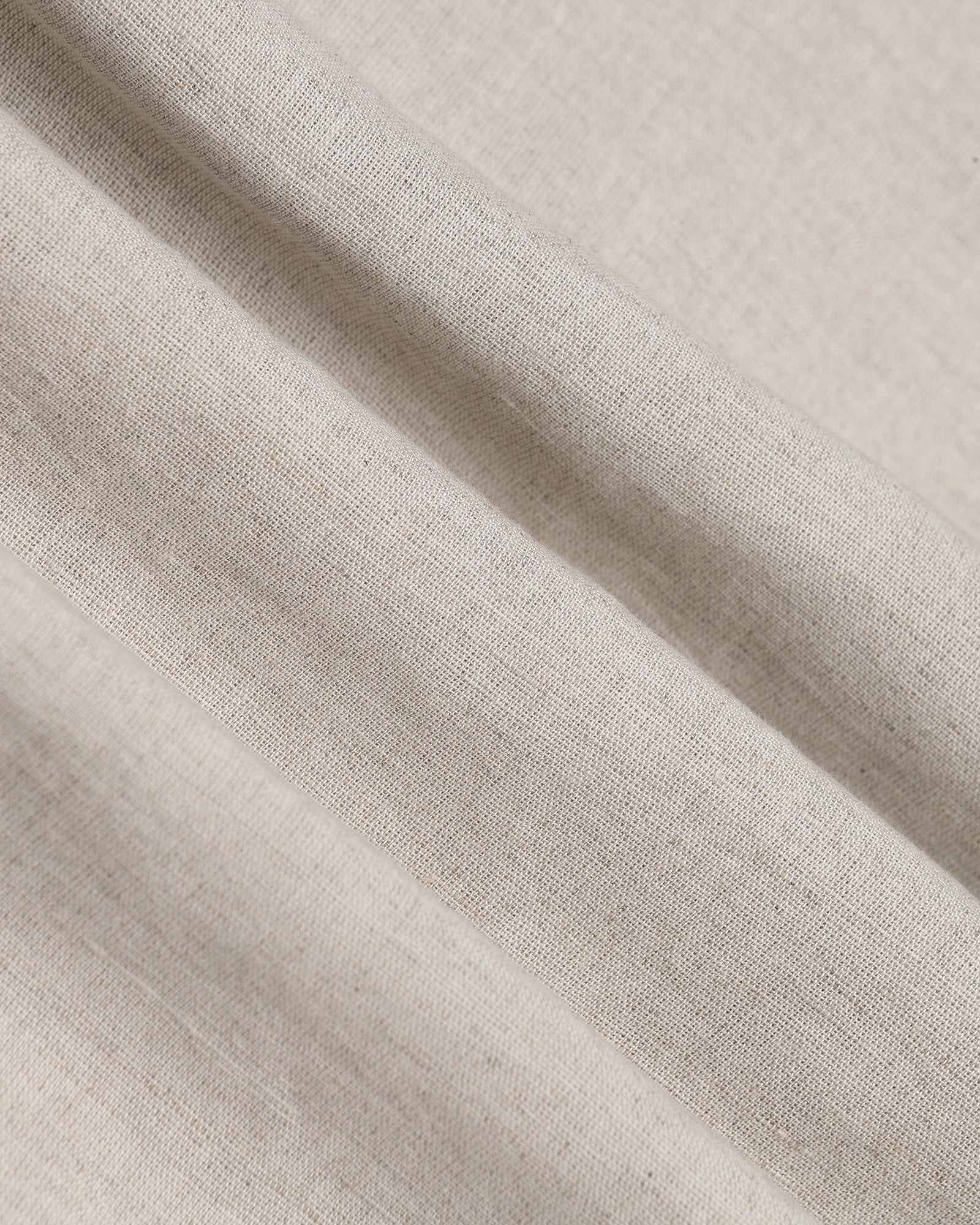 Natural Linen Solid Shirt - Cleo