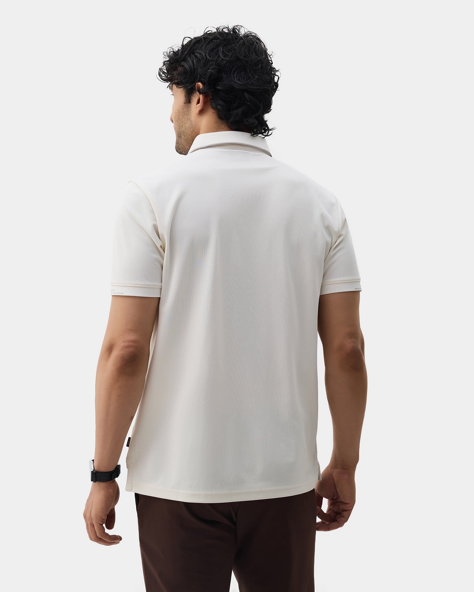 Off White TechPro Printed Polo - Tae
