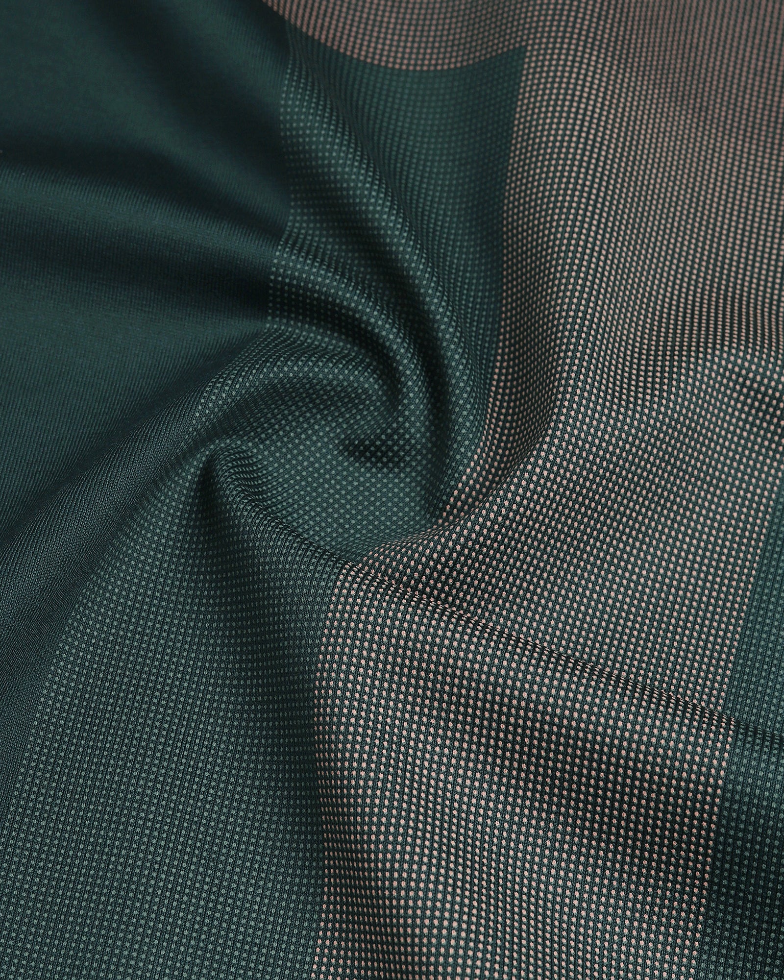 Dark Green Printed Polo - Muki
