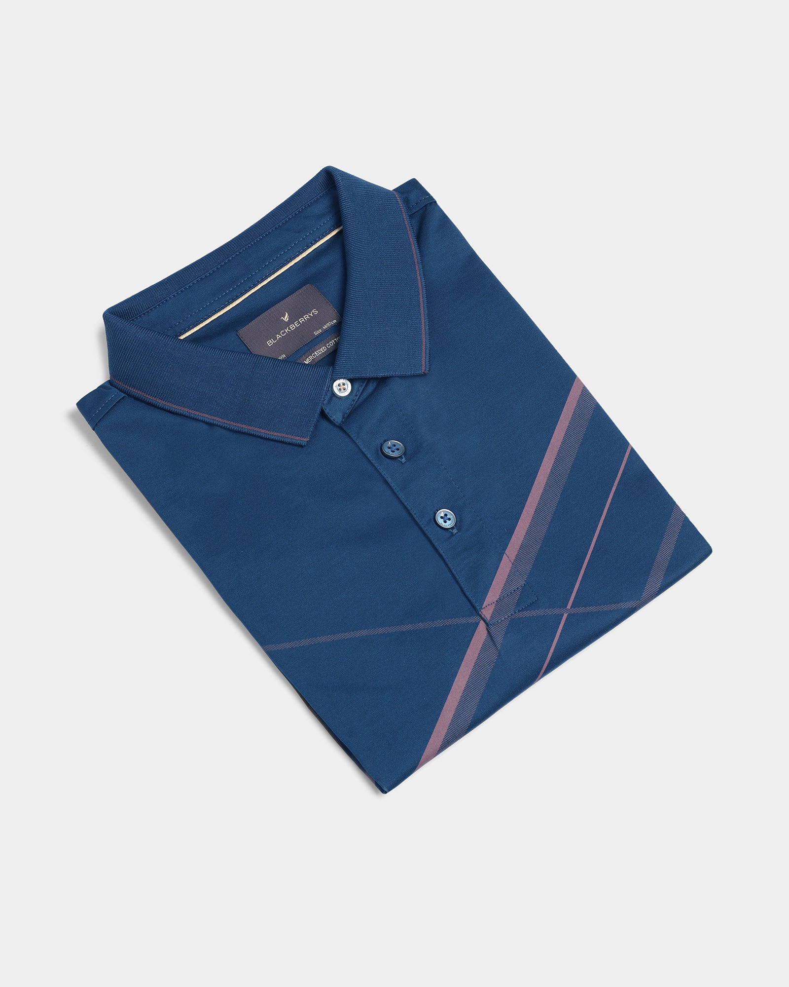 Galactic Blue Printed Polo - Pita