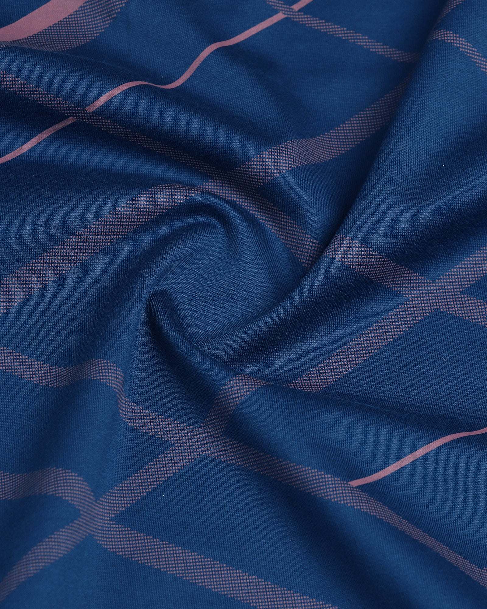 Galactic Blue Printed Polo - Pita