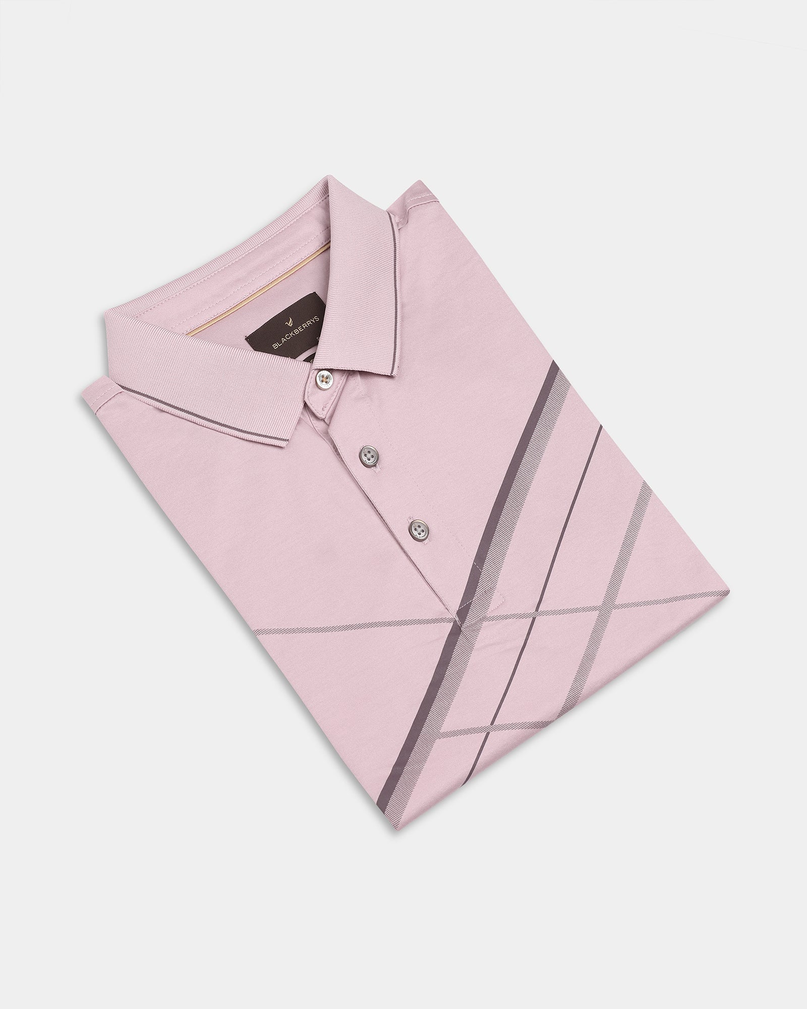 Lilac Printed Polo - Pita