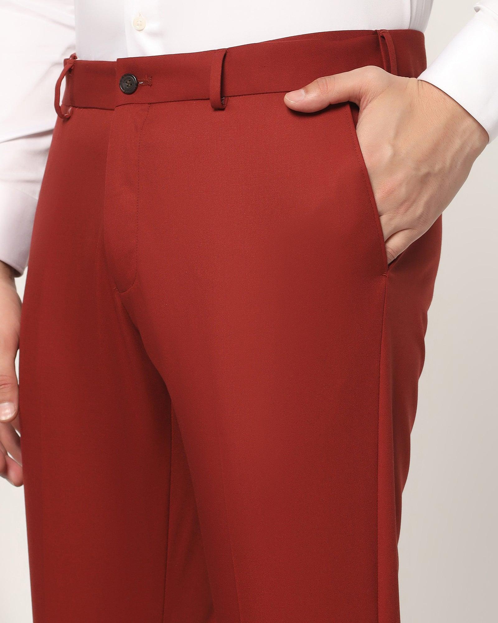 Solid Ethnic 2 Pcs Suit In Peach (Richard) - Blackberrys