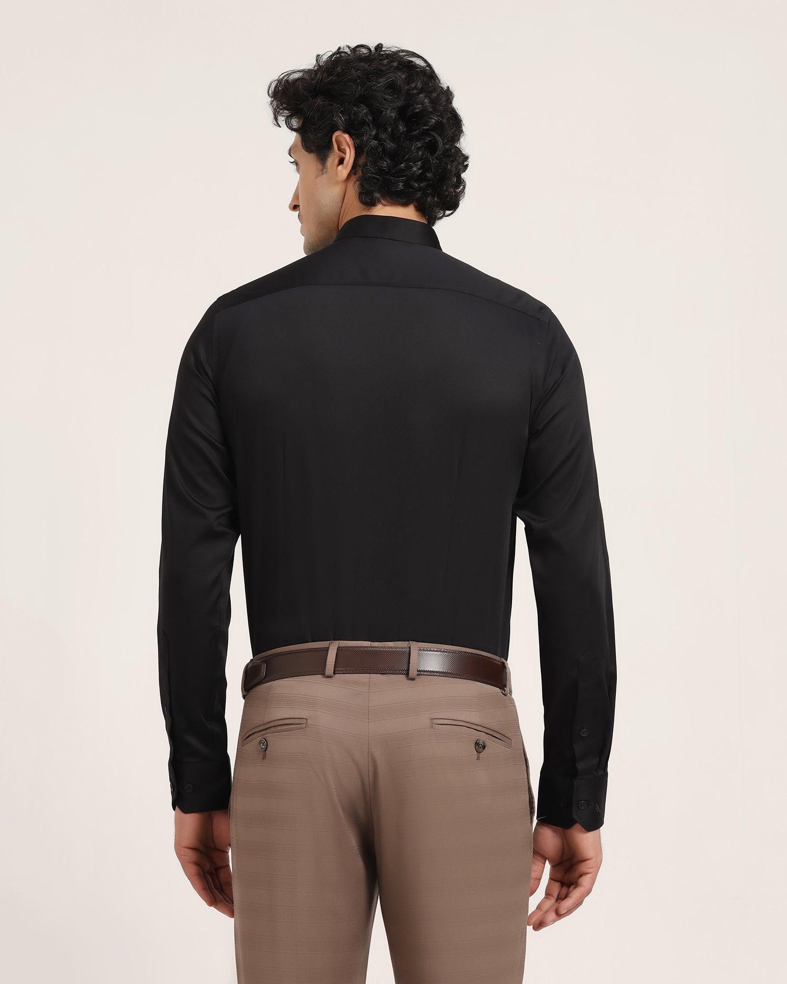 Must Haves Formal Black Solid Shirt - Sailor - Blackberrys