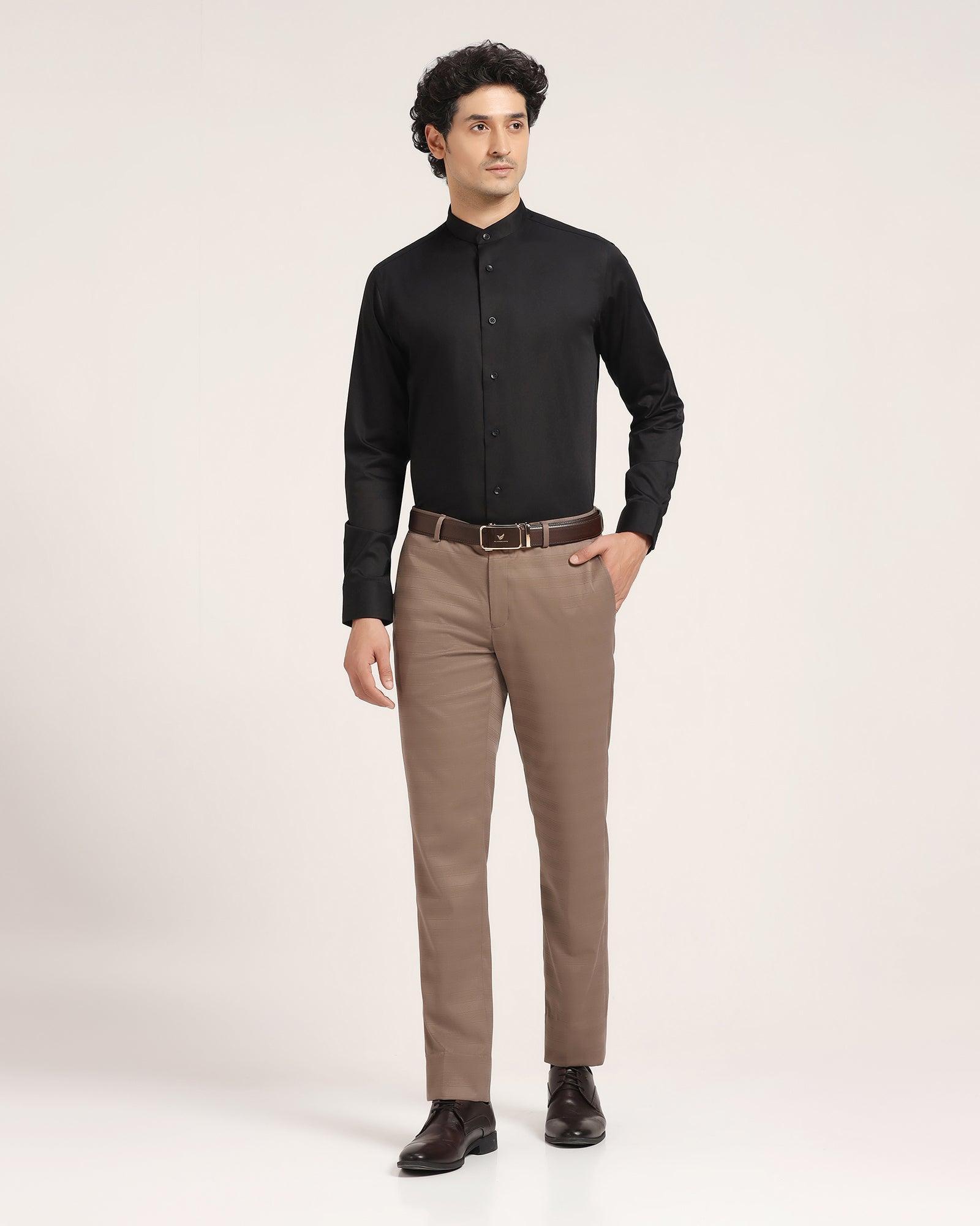 Must Haves Formal Black Solid Shirt - Sailor - Blackberrys